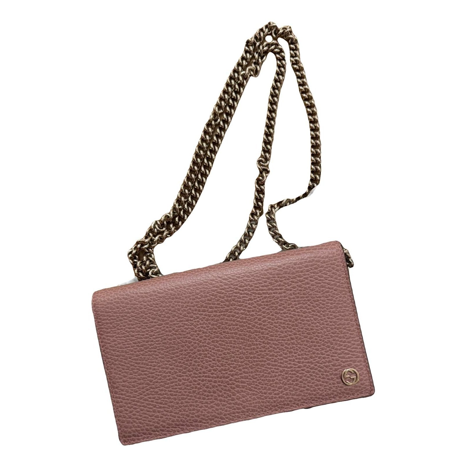 Leather clutch bag