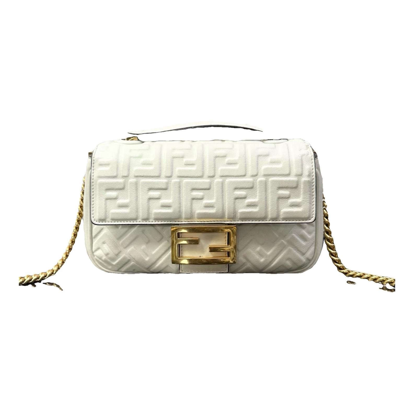 Baguette leather handbag
