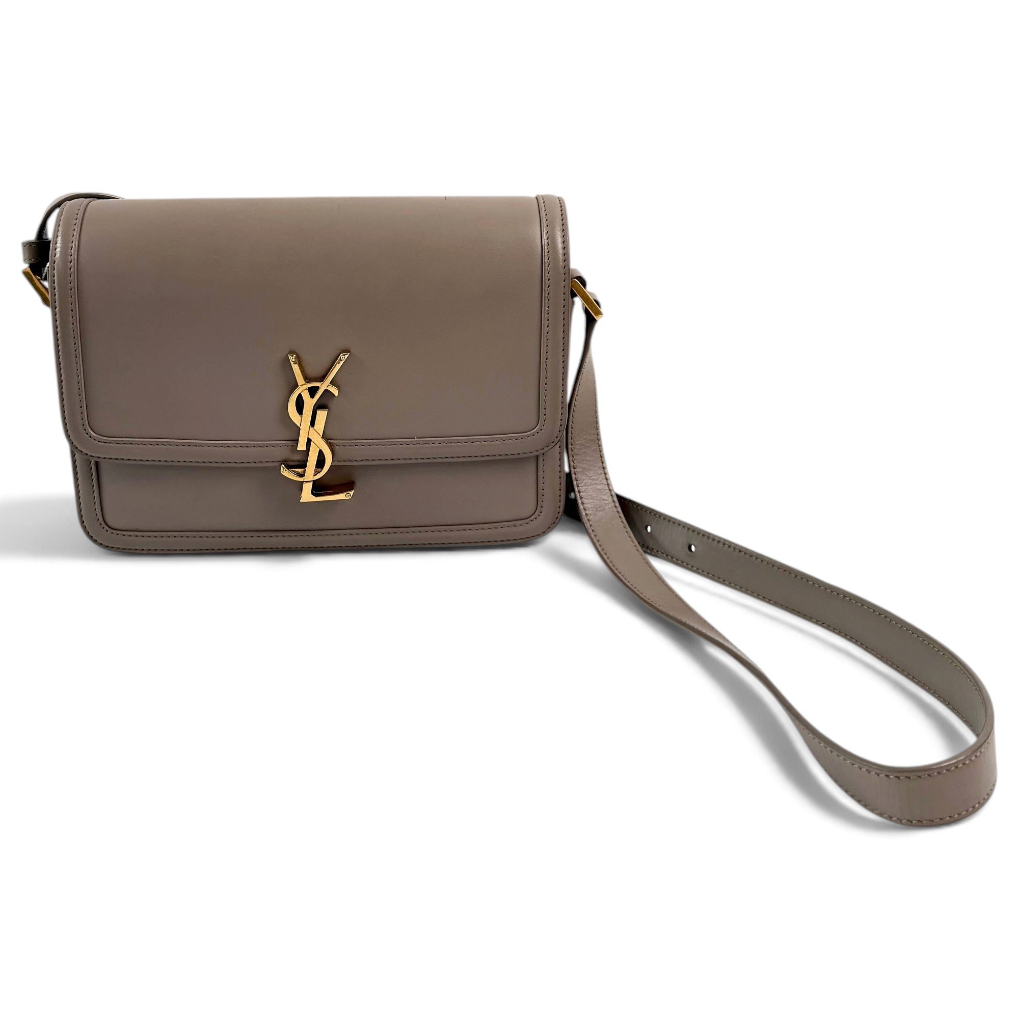 Solférino leather handbag