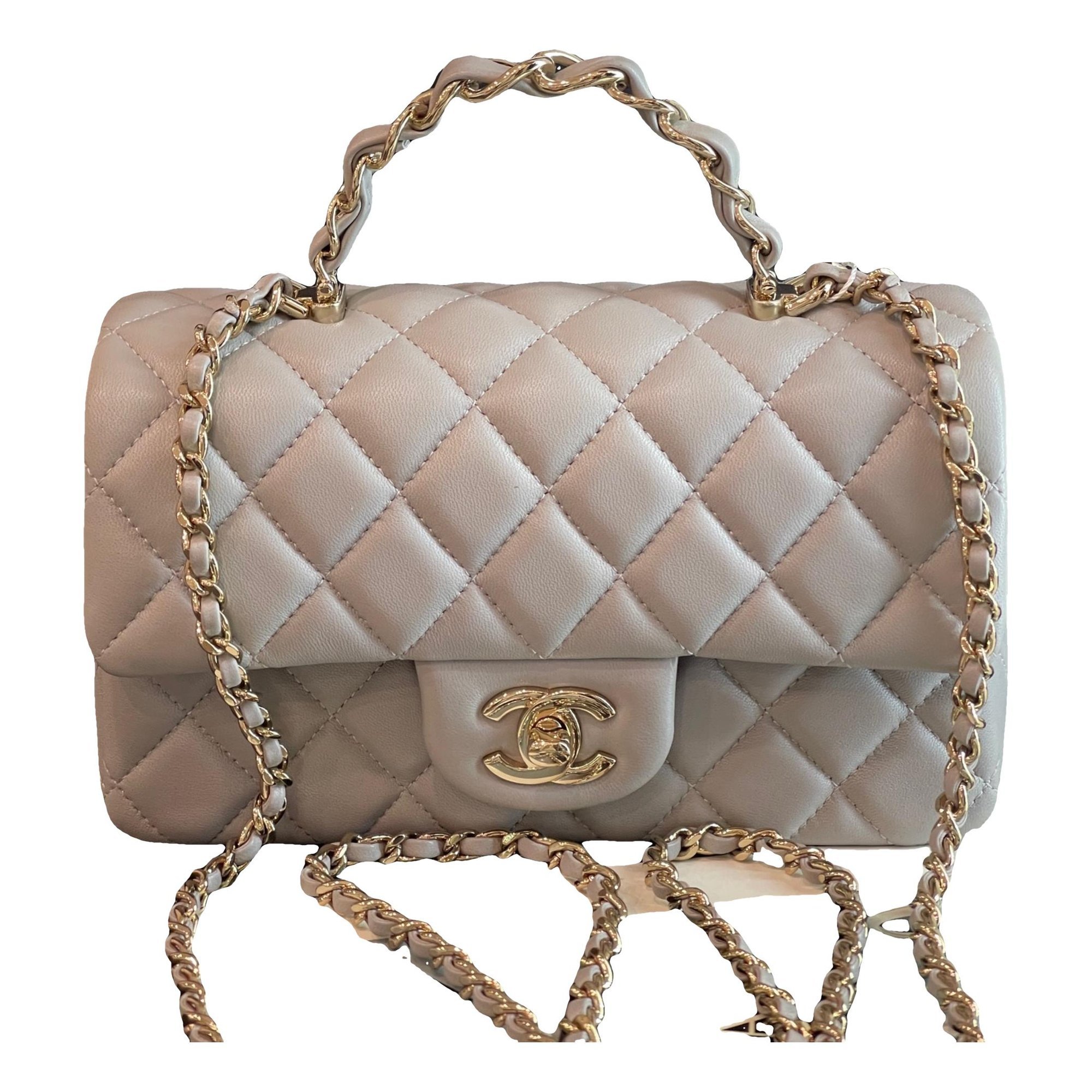 Timeless Classique Top Handle leather handbag