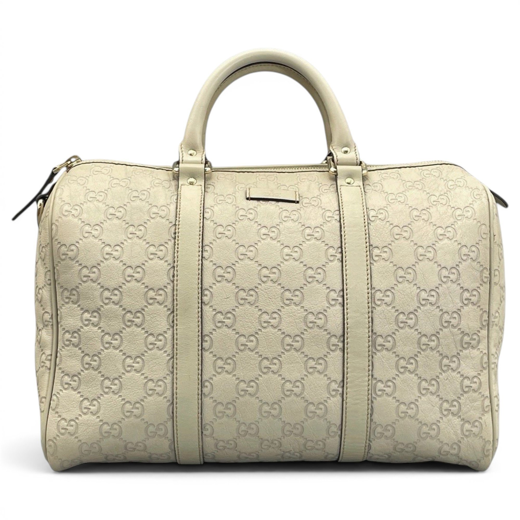 Boston leather handbag