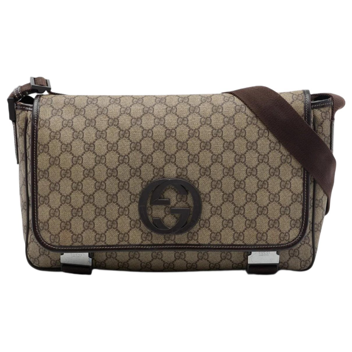 Interlocking cloth crossbody bag