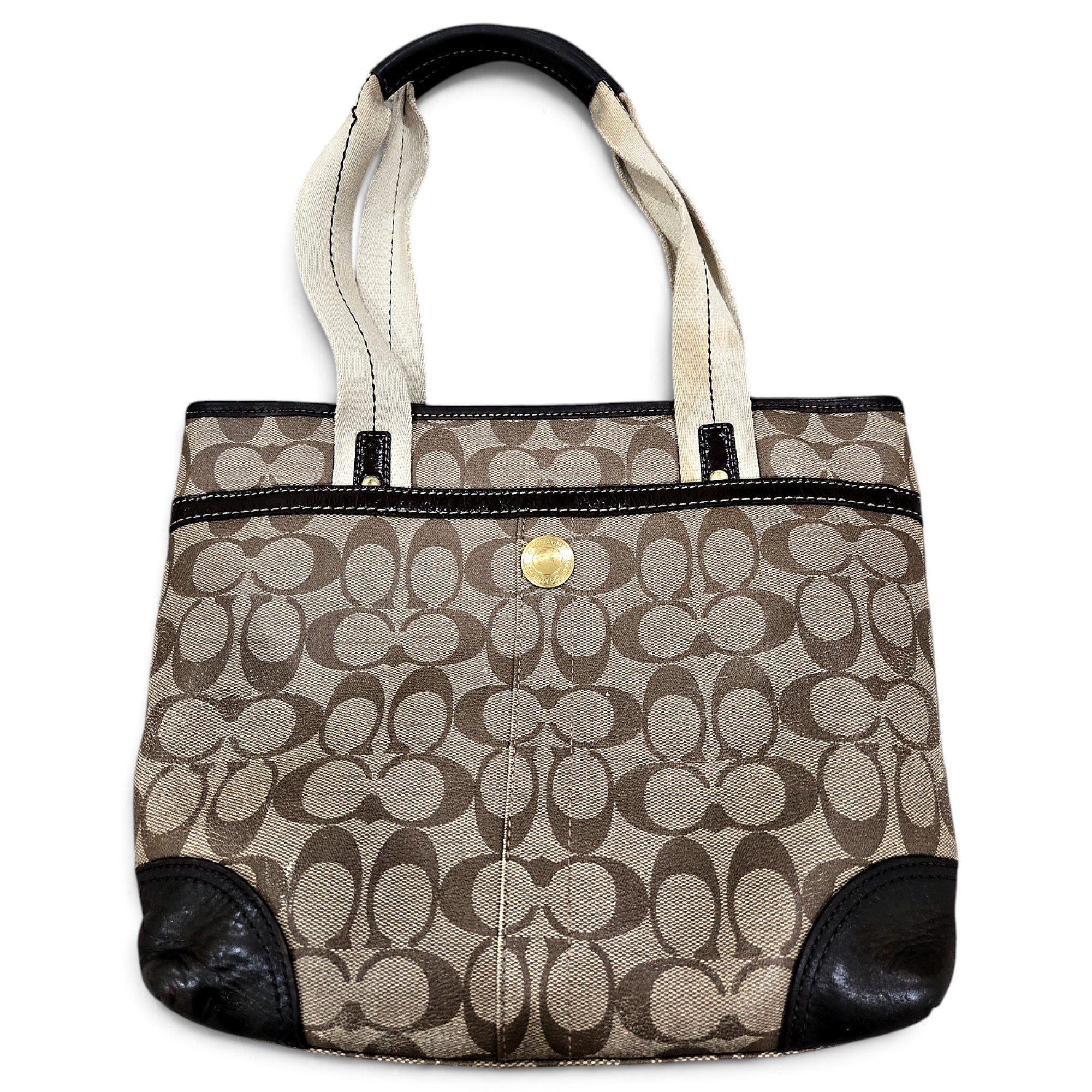 Leather tote