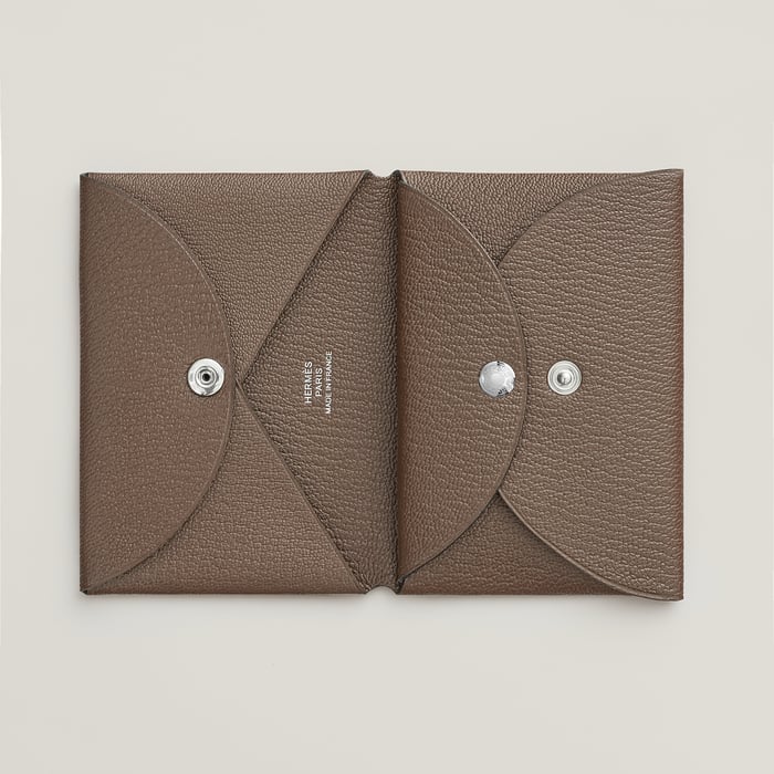 Étoupe Calvi Duo Compact Card Holder