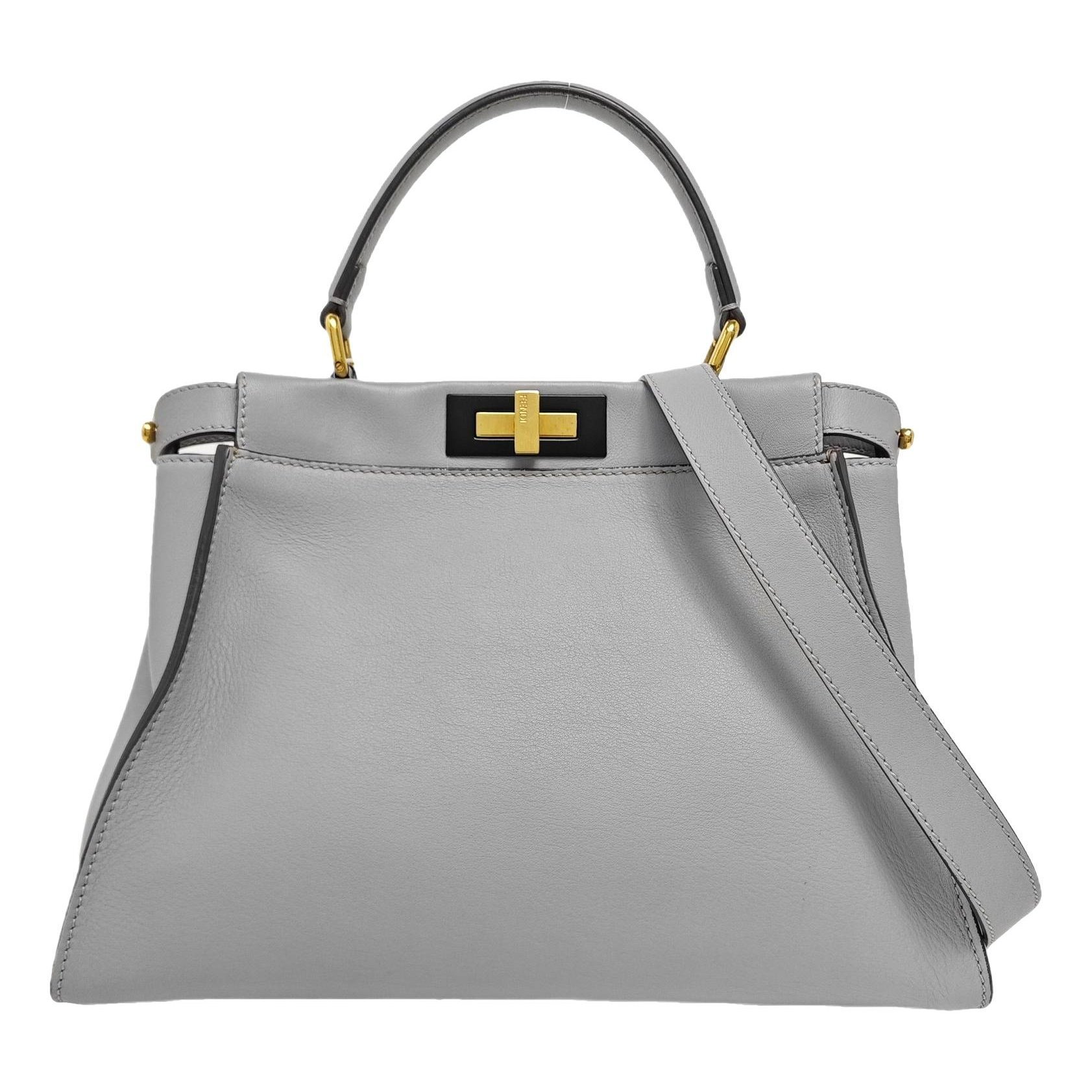 Peekaboo Essentially leather crossbody bag