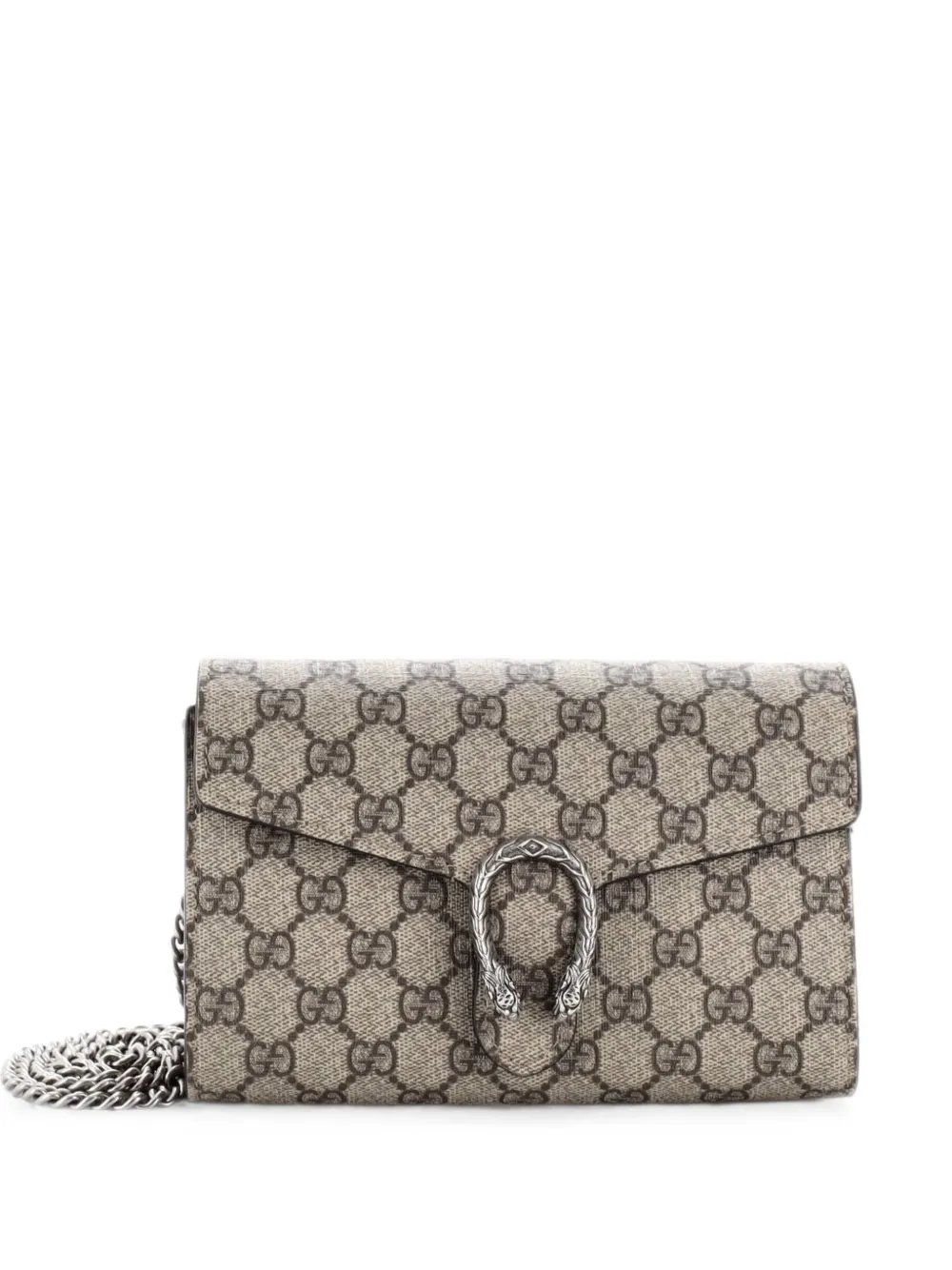 Dionysus Chain Wallet GG Coated Canvas Small crossbody bag