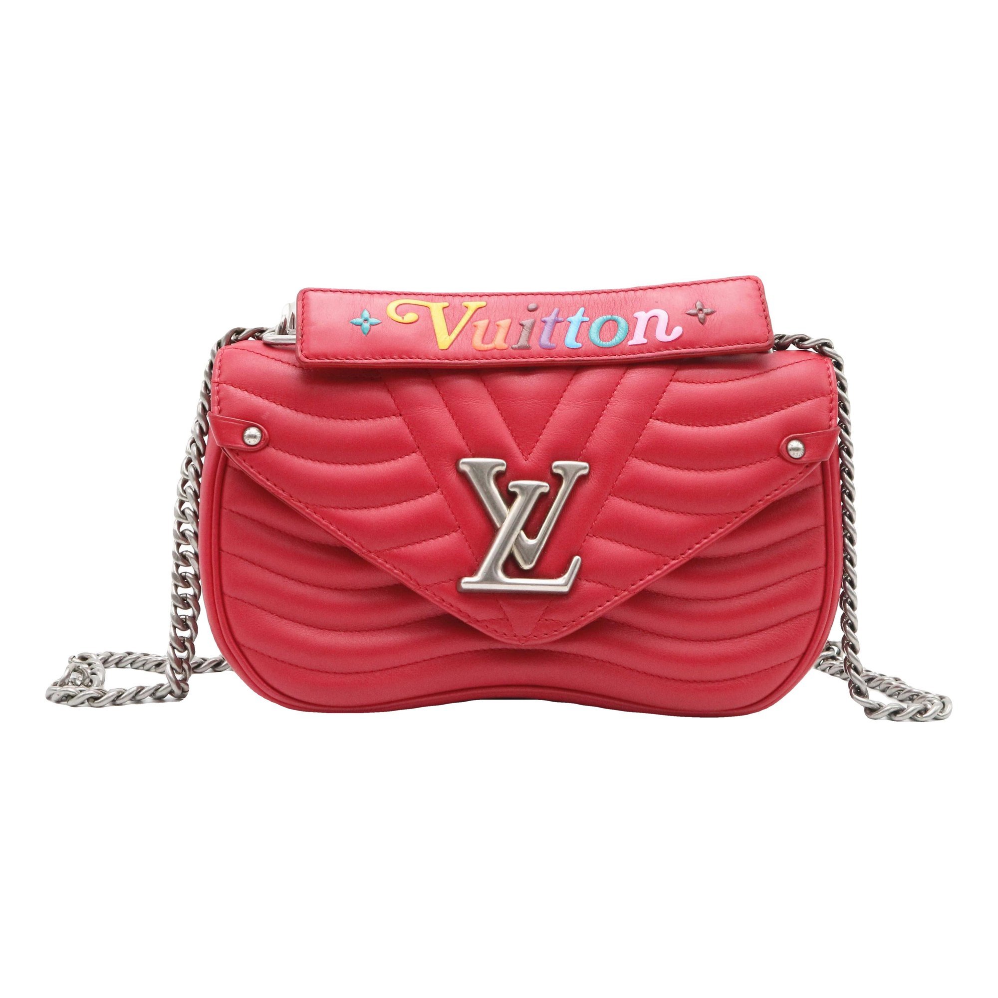New Wave leather handbag