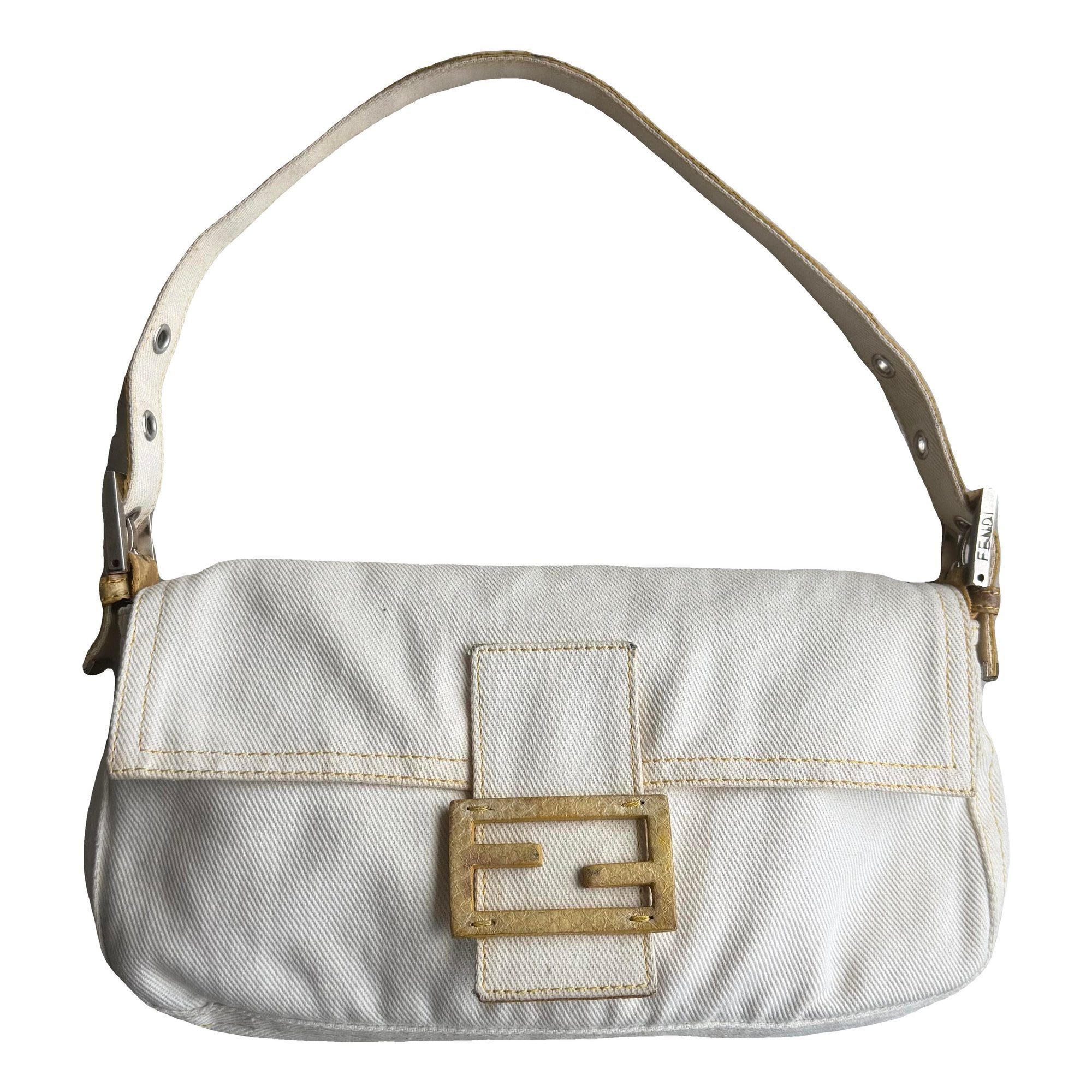Baguette python handbag