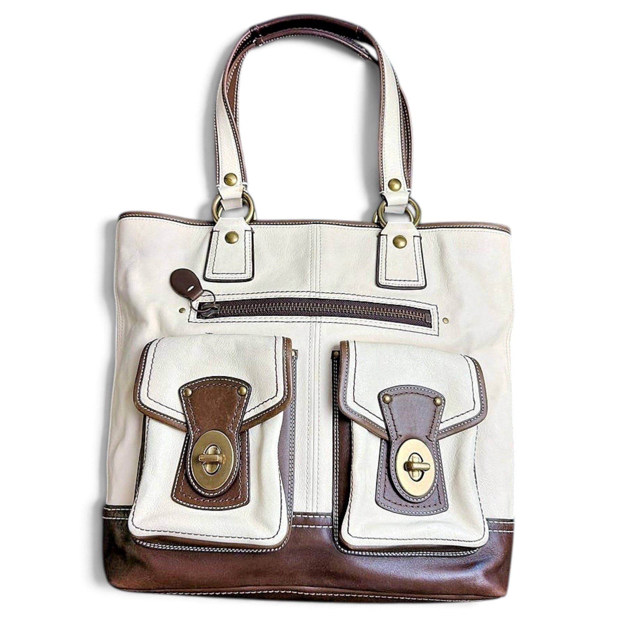 Signature Sufflette leather tote