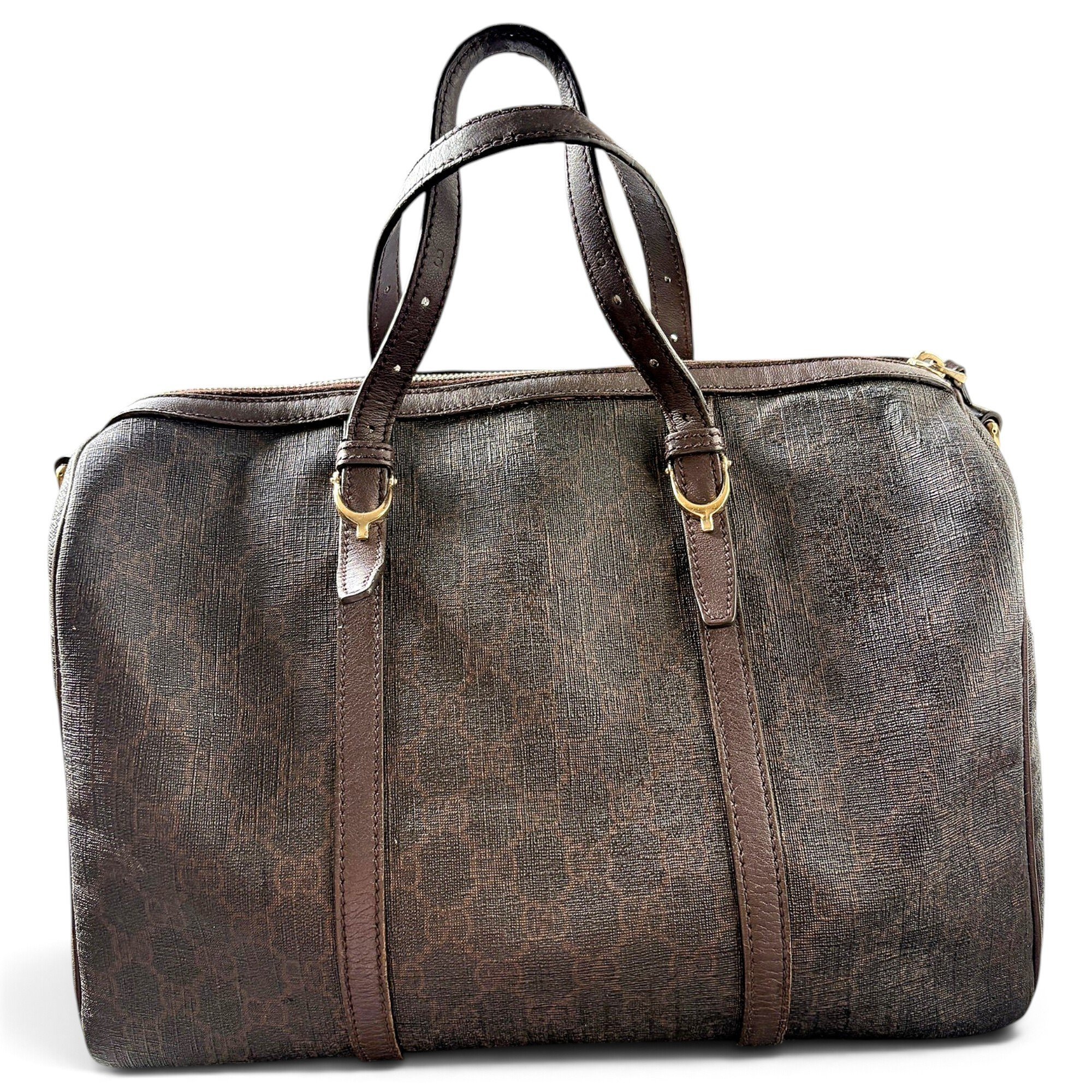 Boston leather handbag