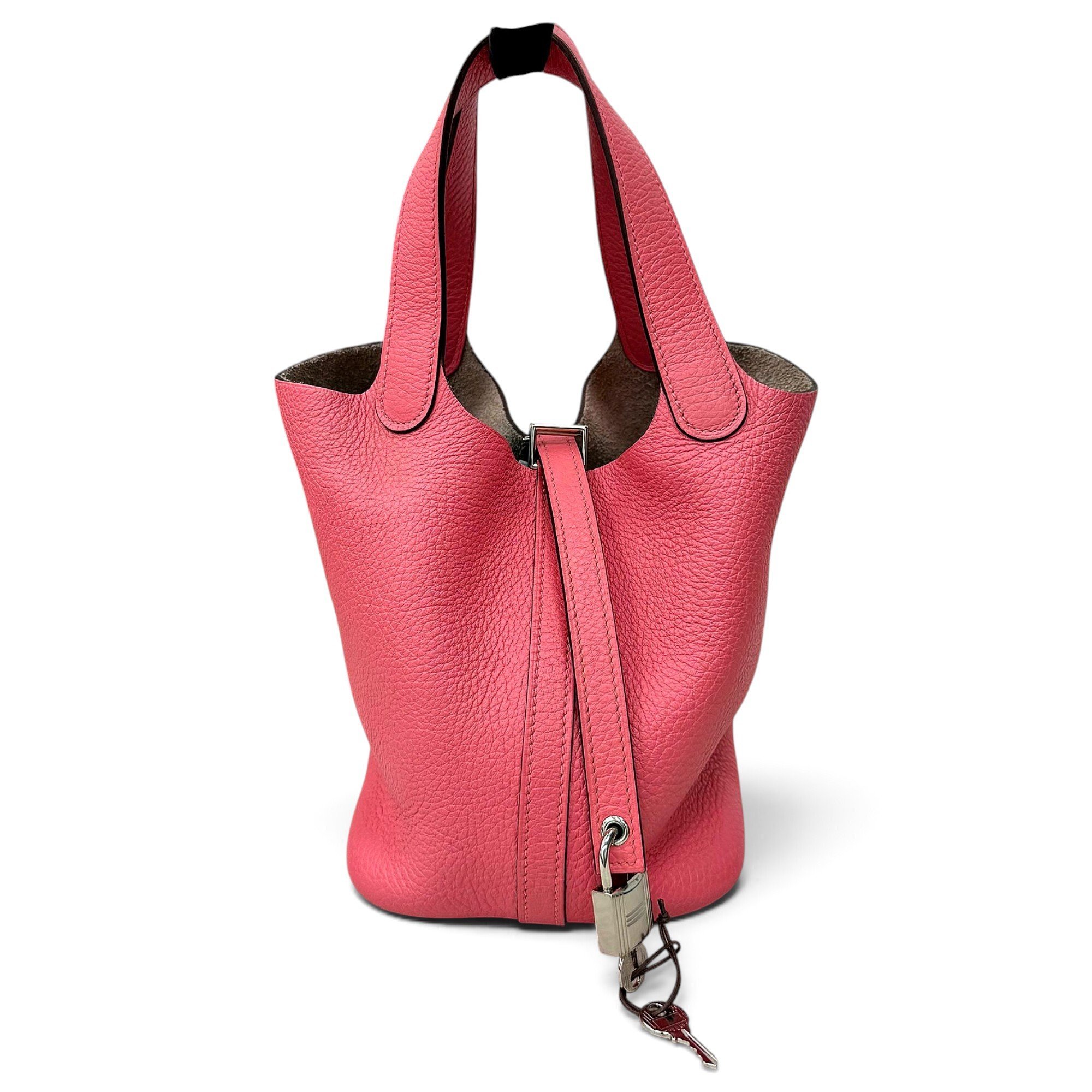 Picotin leather handbag