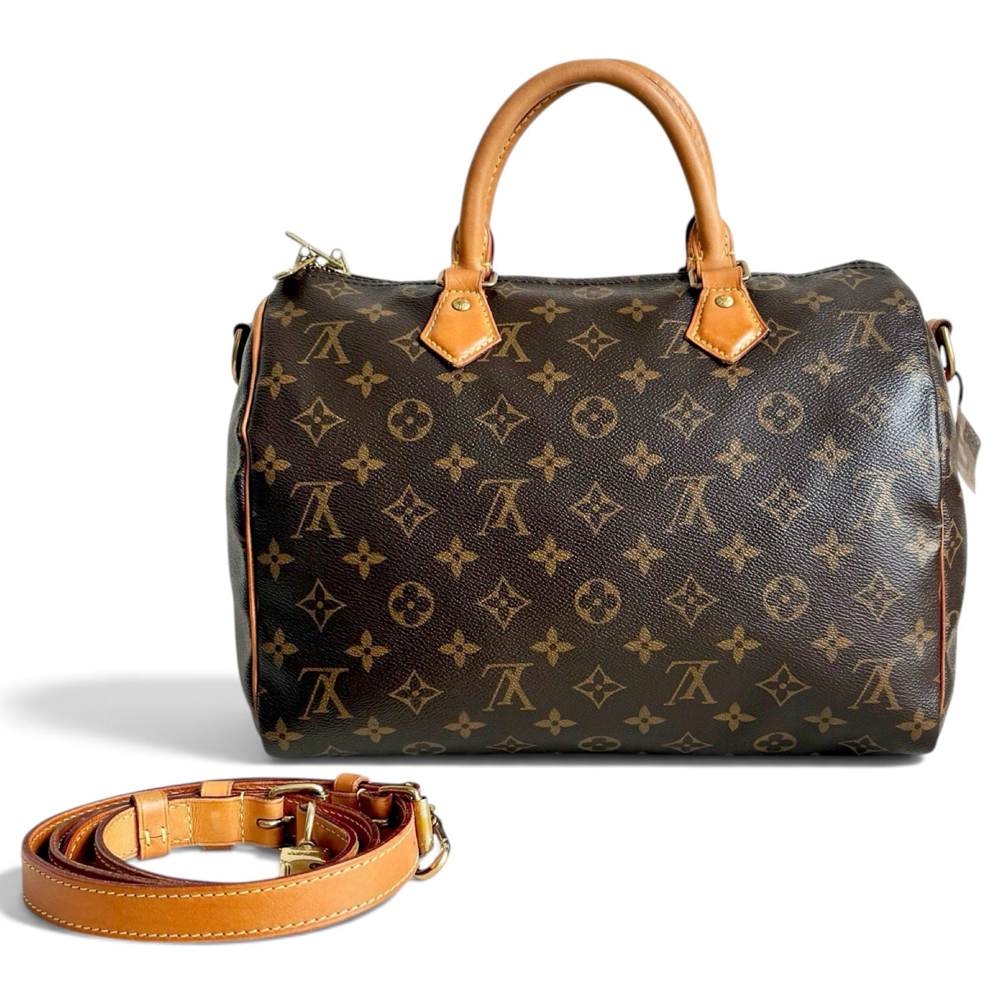 Speedy Bandoulière leather crossbody bag