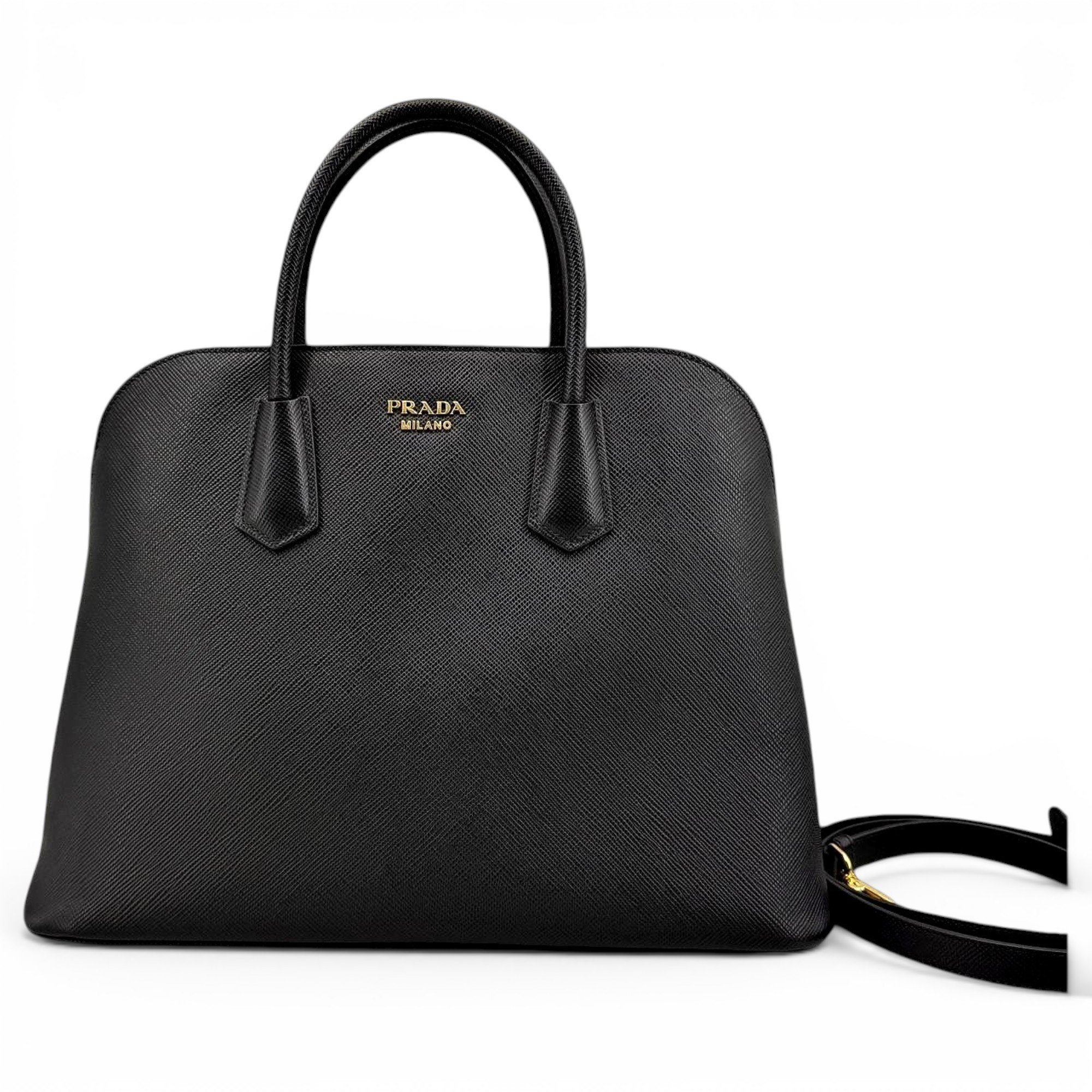 Promenade leather handbag