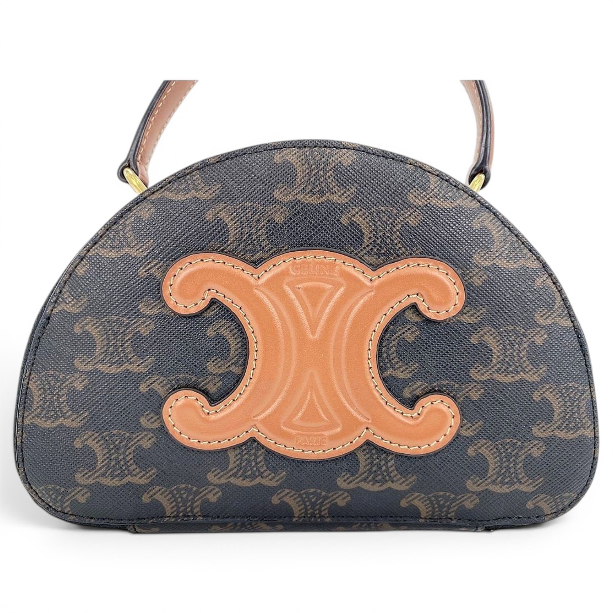Black Belt leather handbag