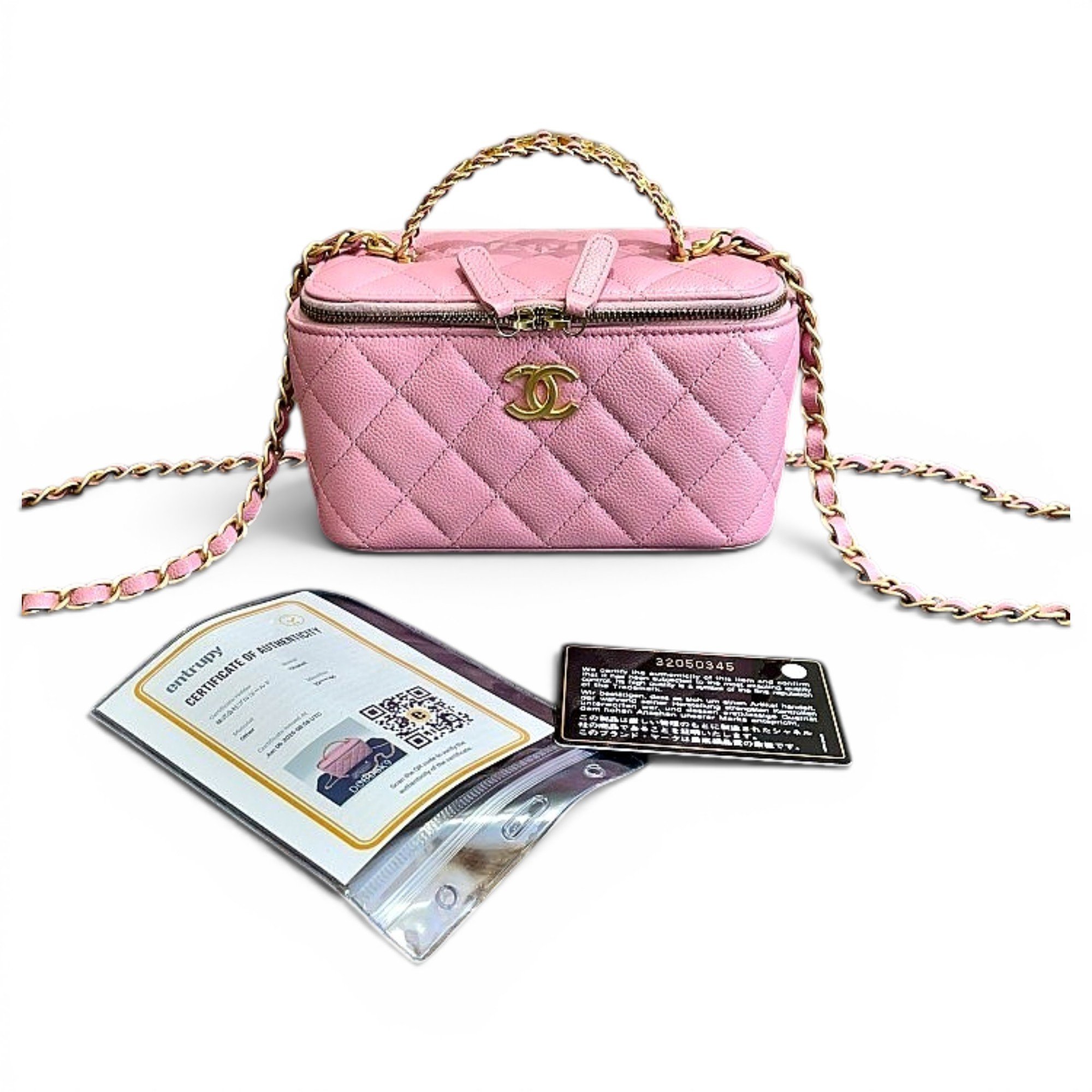 Vanity leather crossbody bag