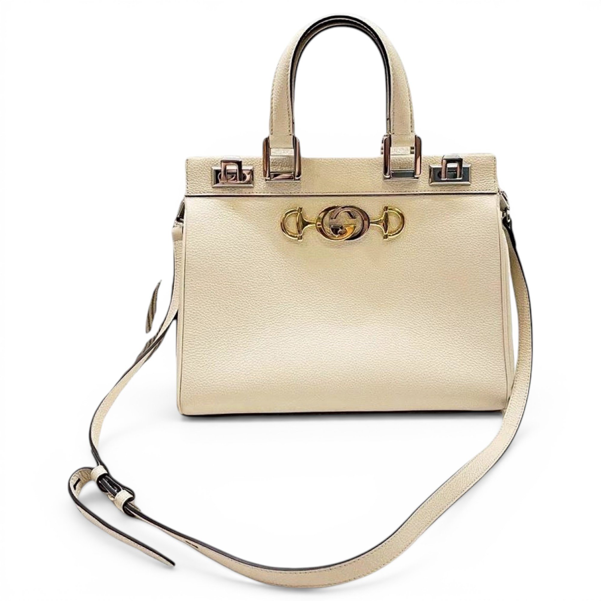 Zumi leather handbag