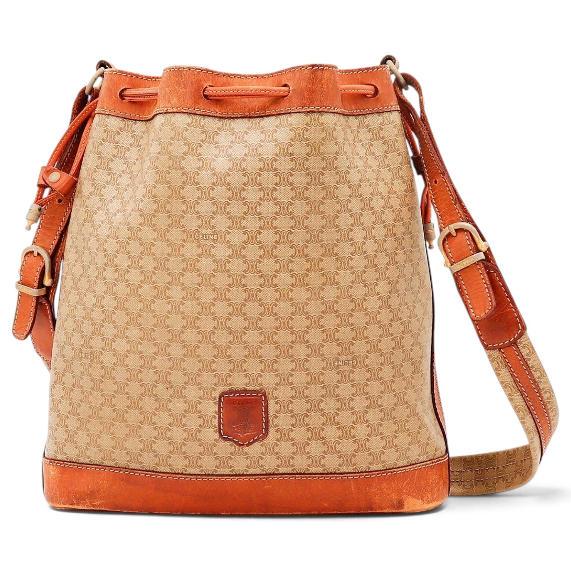 Triomphe leather handbag