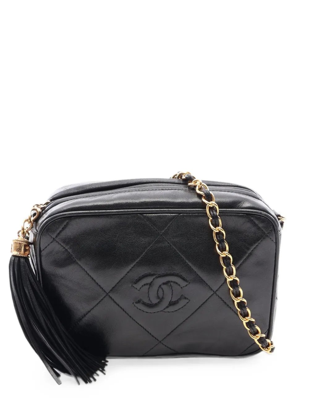 1986-1988 Coco Mark diamond-stitch mini shoulder bag