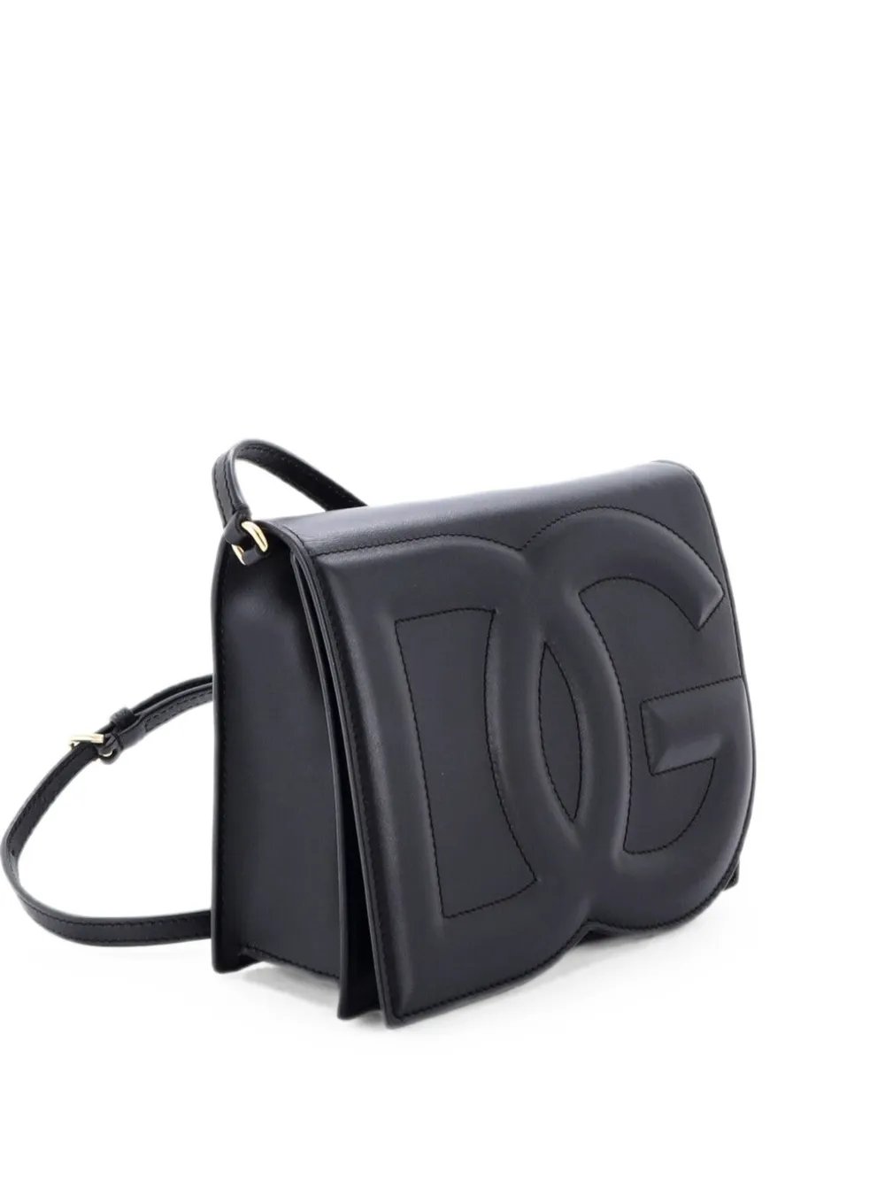 Dolce & Gabbana DG Logo Flap Shoulder Bag Leather Small crossbody bag