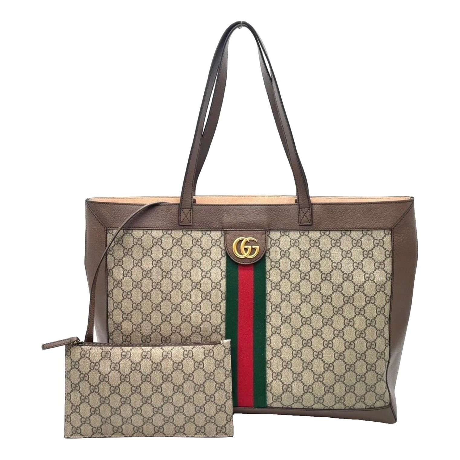 Ophidia Shopping leather tote