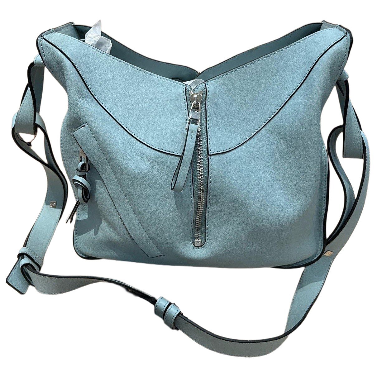 Hammock leather handbag
