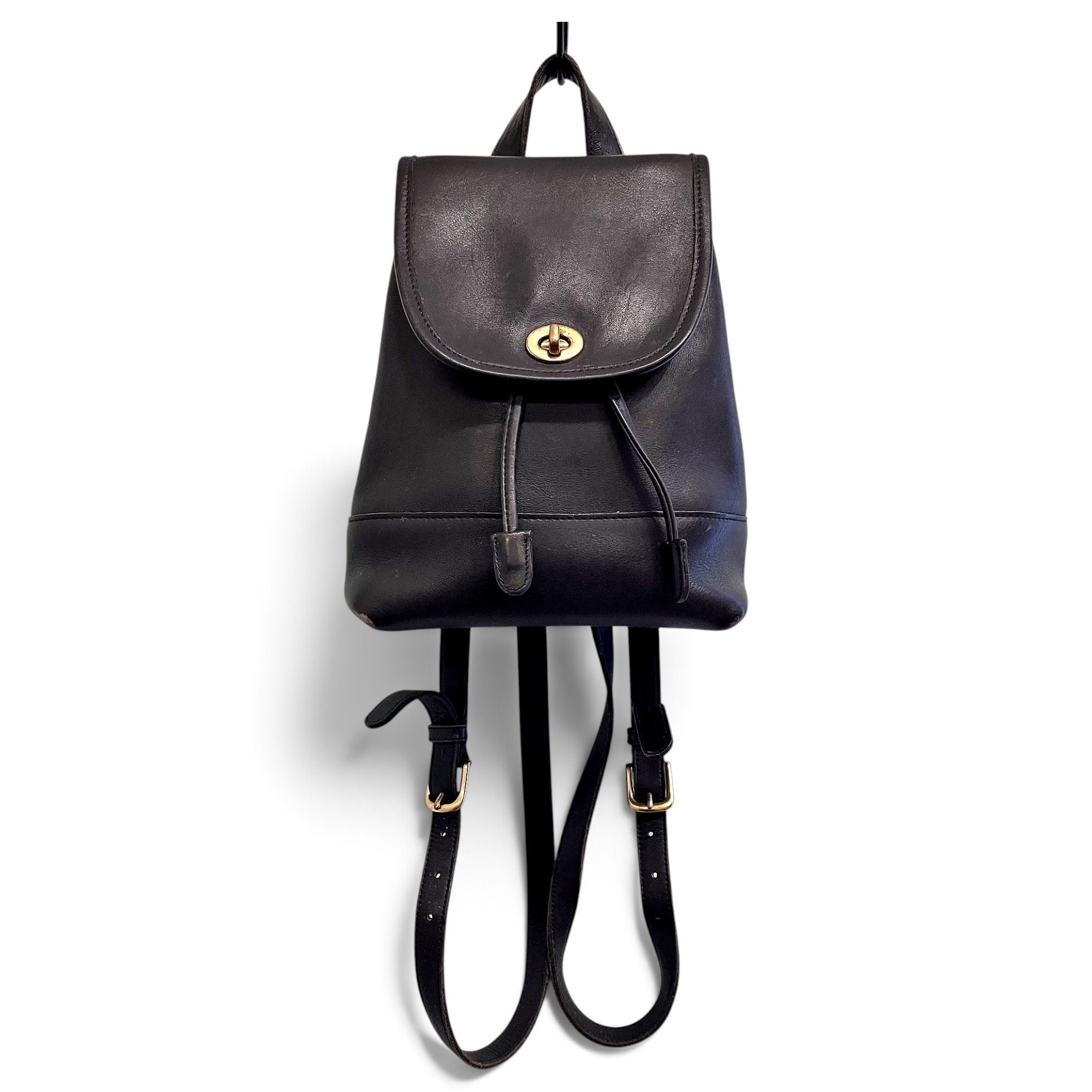 Leather backpack