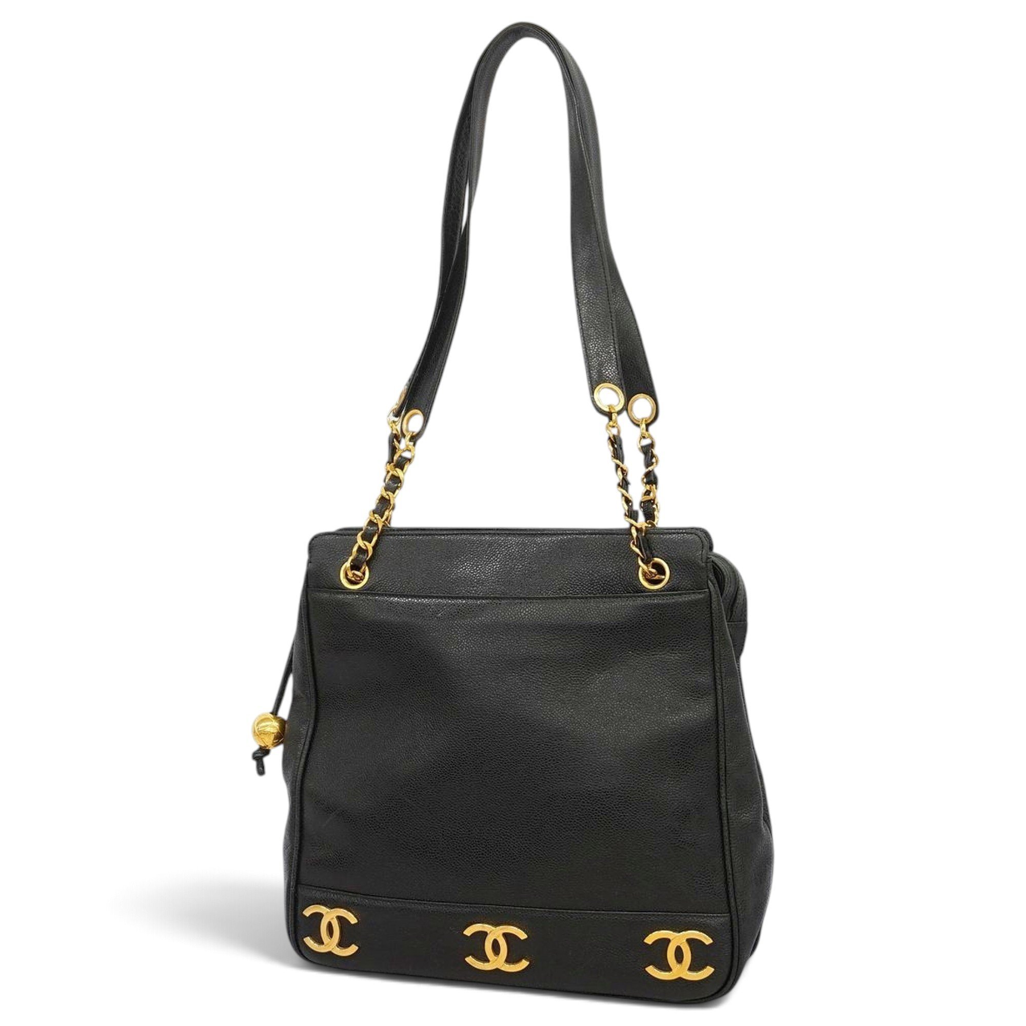 Leather tote