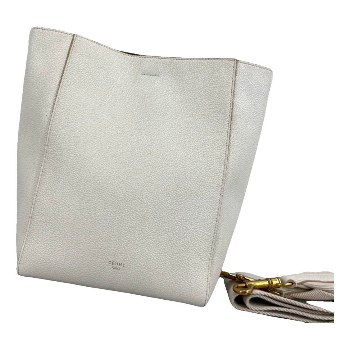 Seau Sangle leather handbag