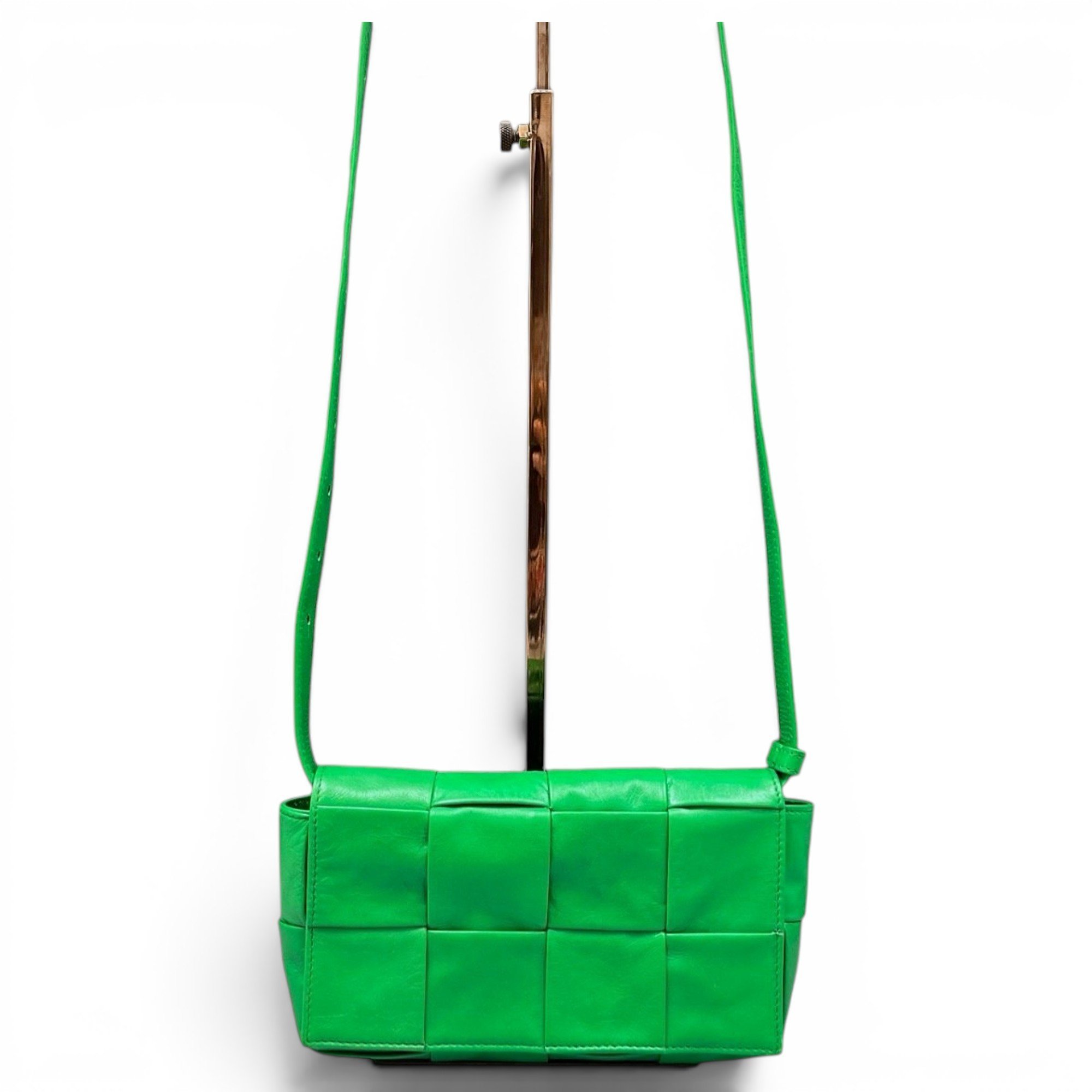 Cassette leather crossbody bag