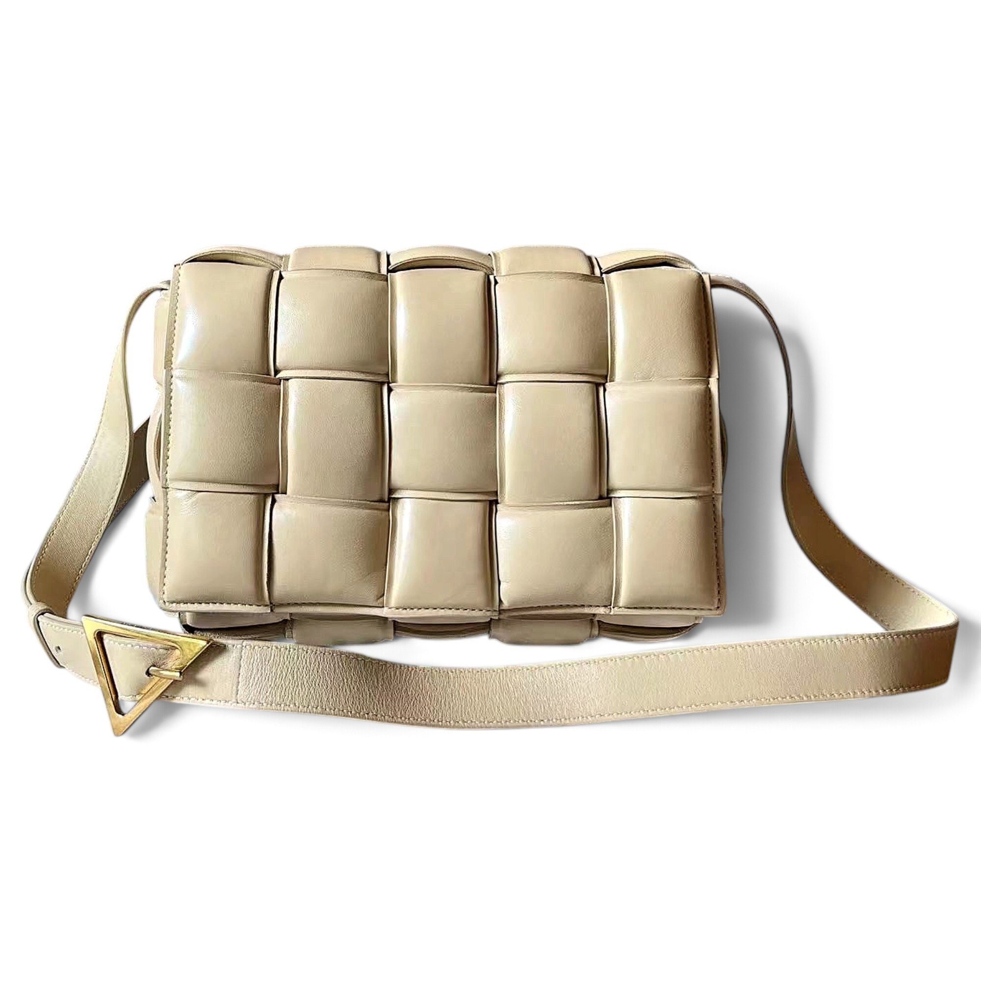 Cassette Padded leather handbag
