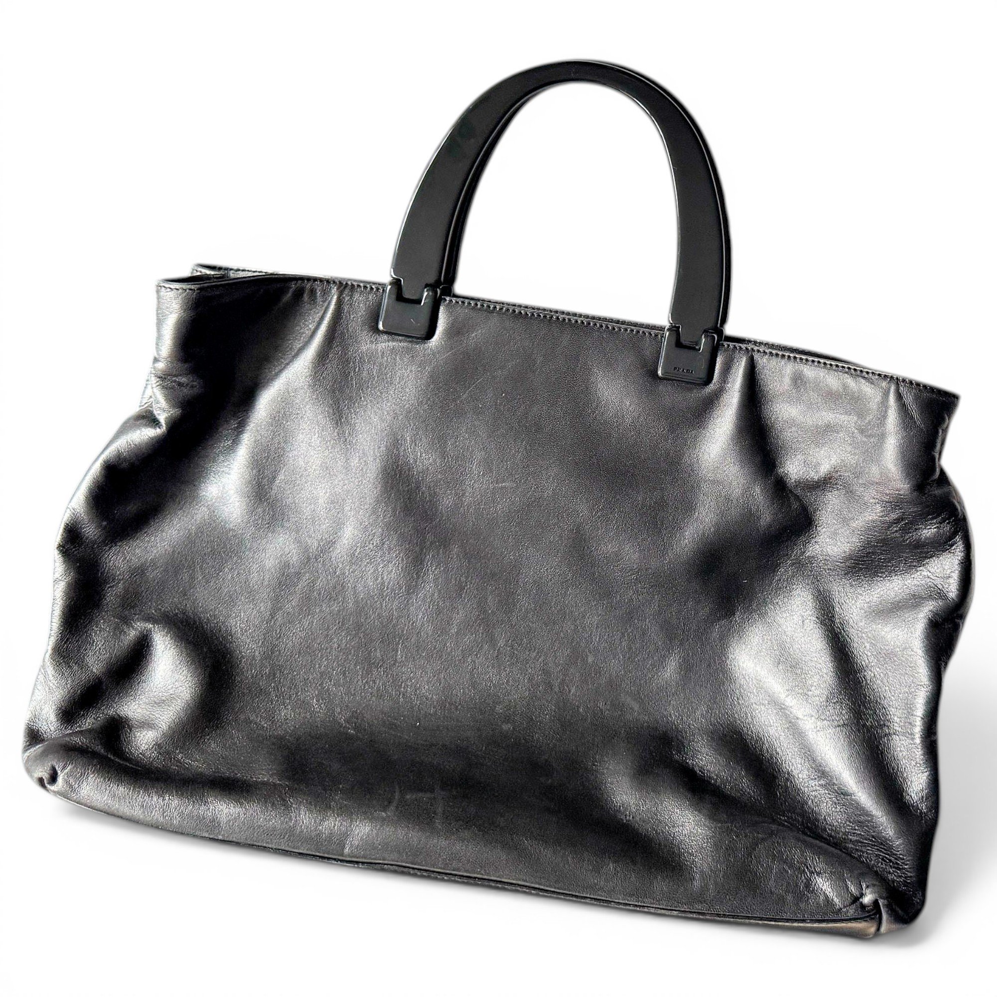 Leather tote