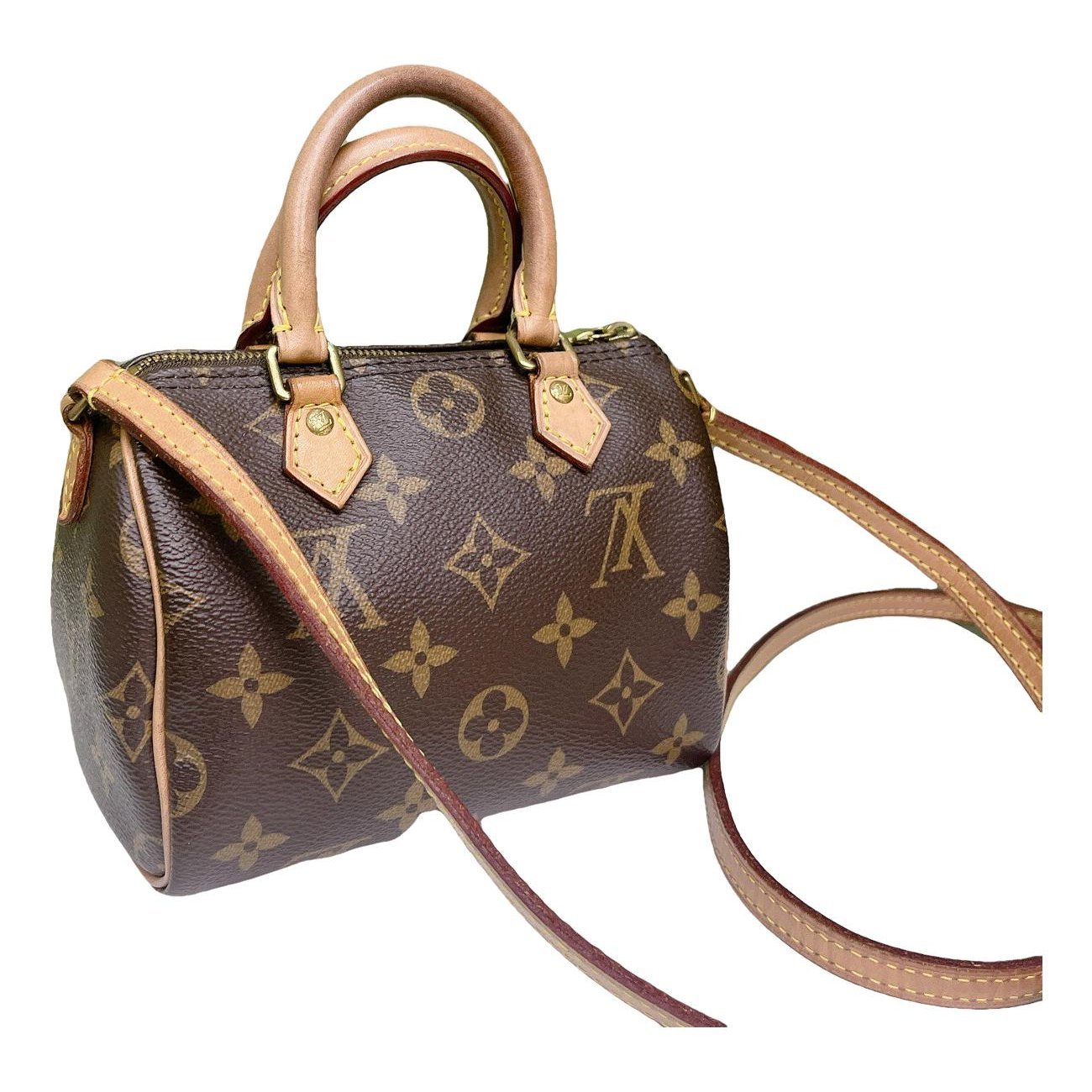 Nano Speedy / Mini HL leather handbag