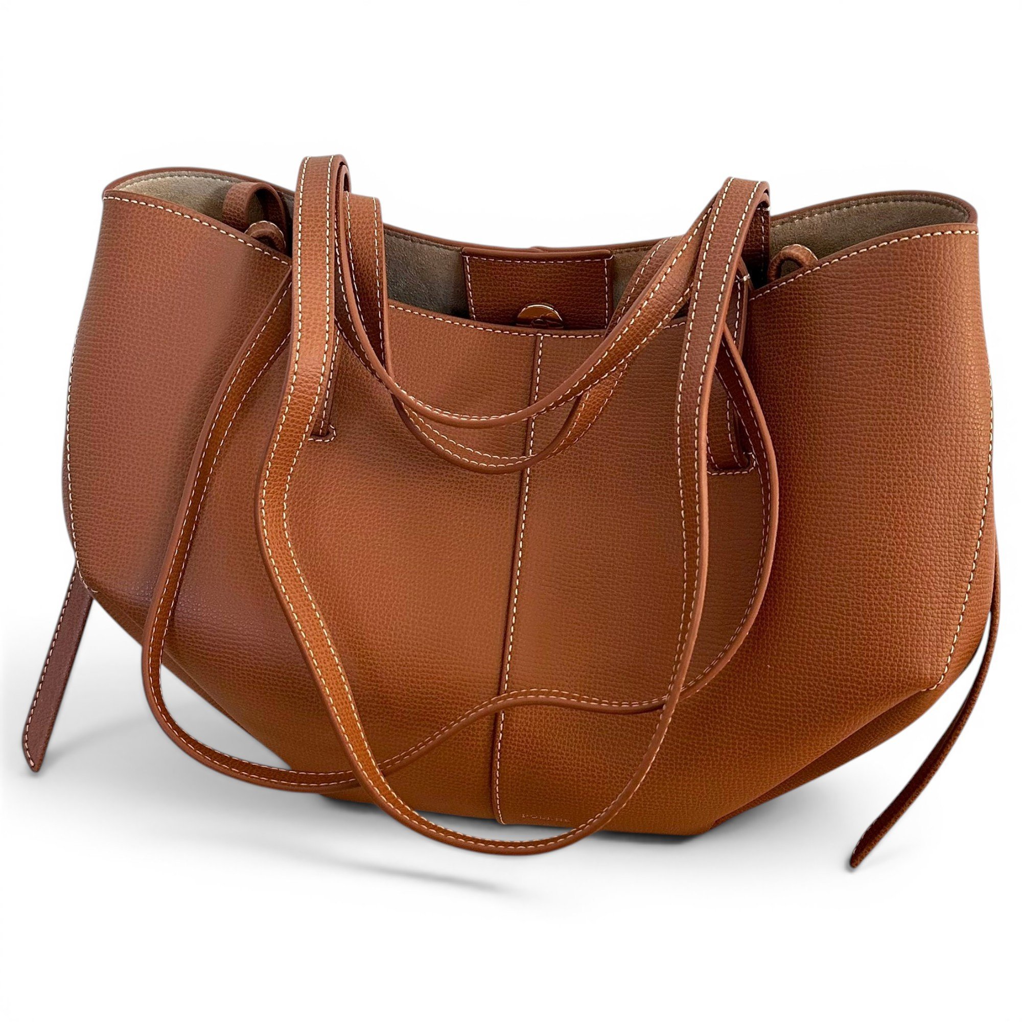 Leather tote