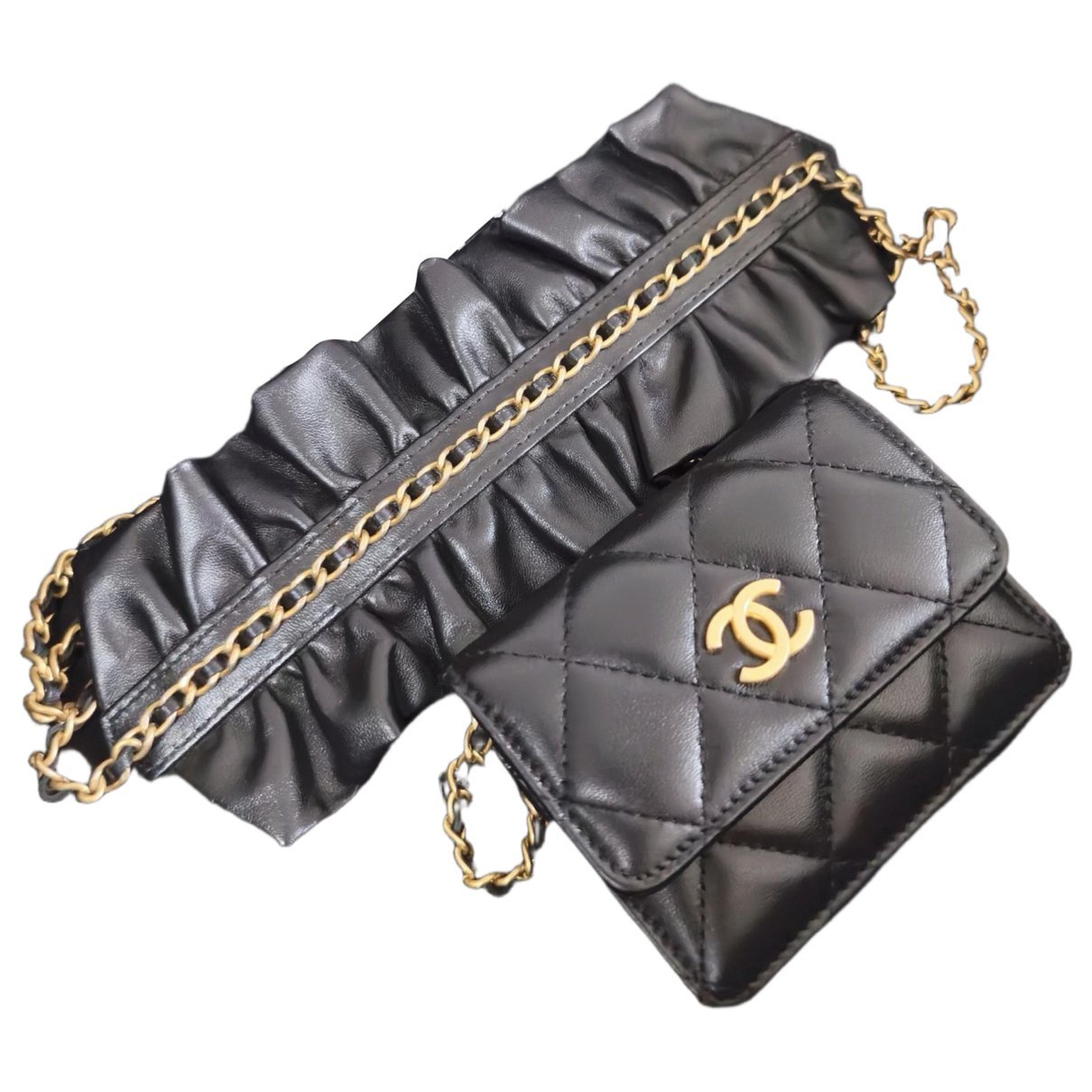 Wallet On Chain Timeless/Classique leather crossbody bag