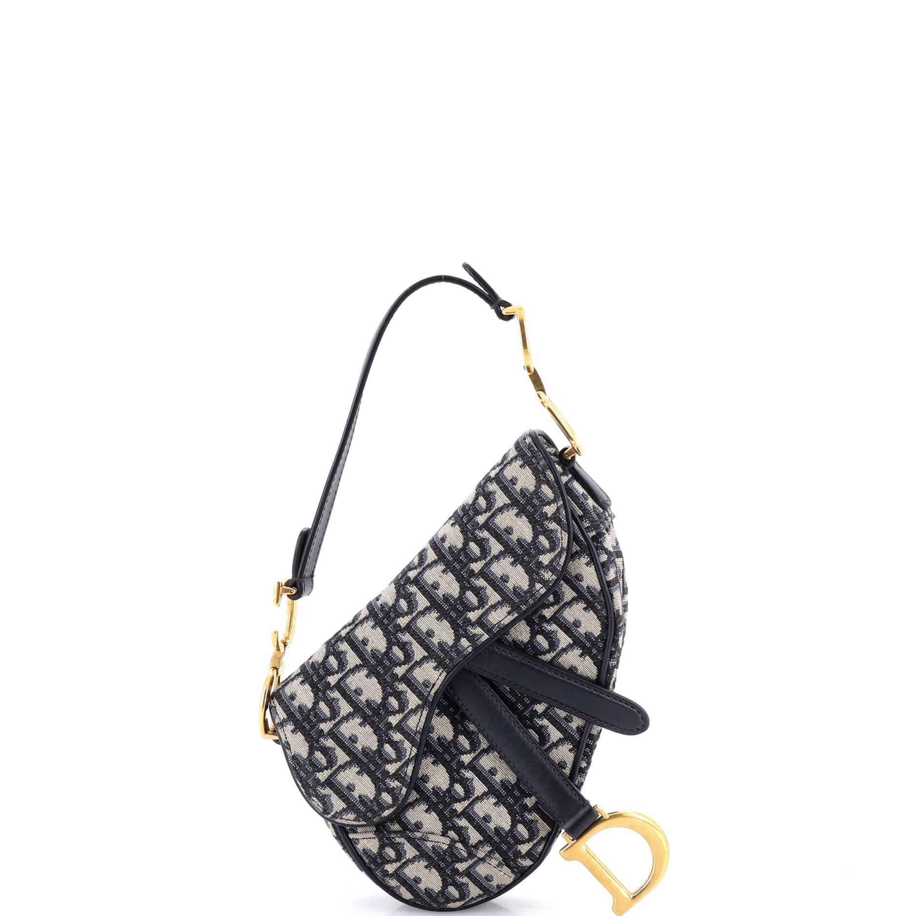 Dior Saddle Handbag Oblique Canvas Mini
