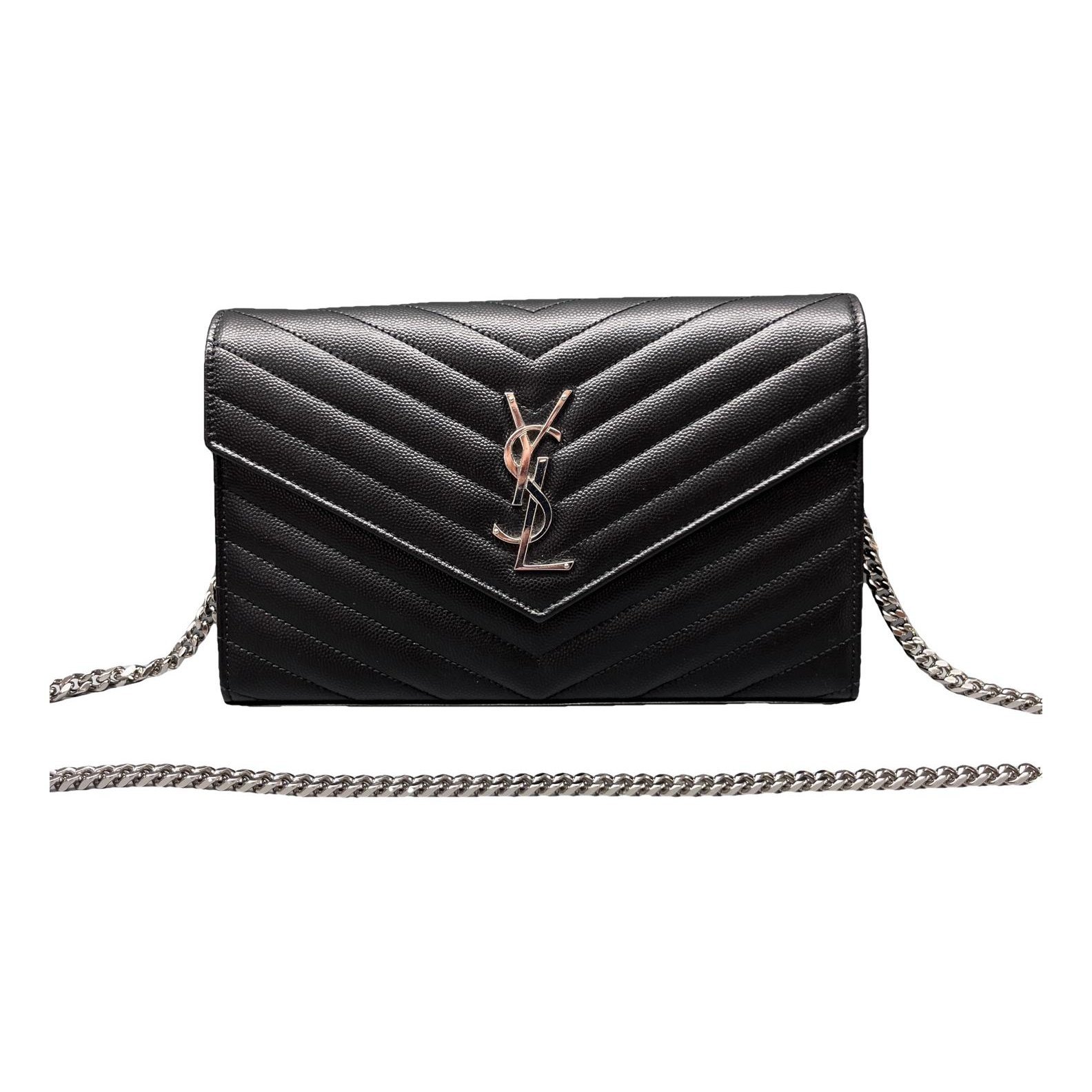 Portefeuille enveloppe leather handbag