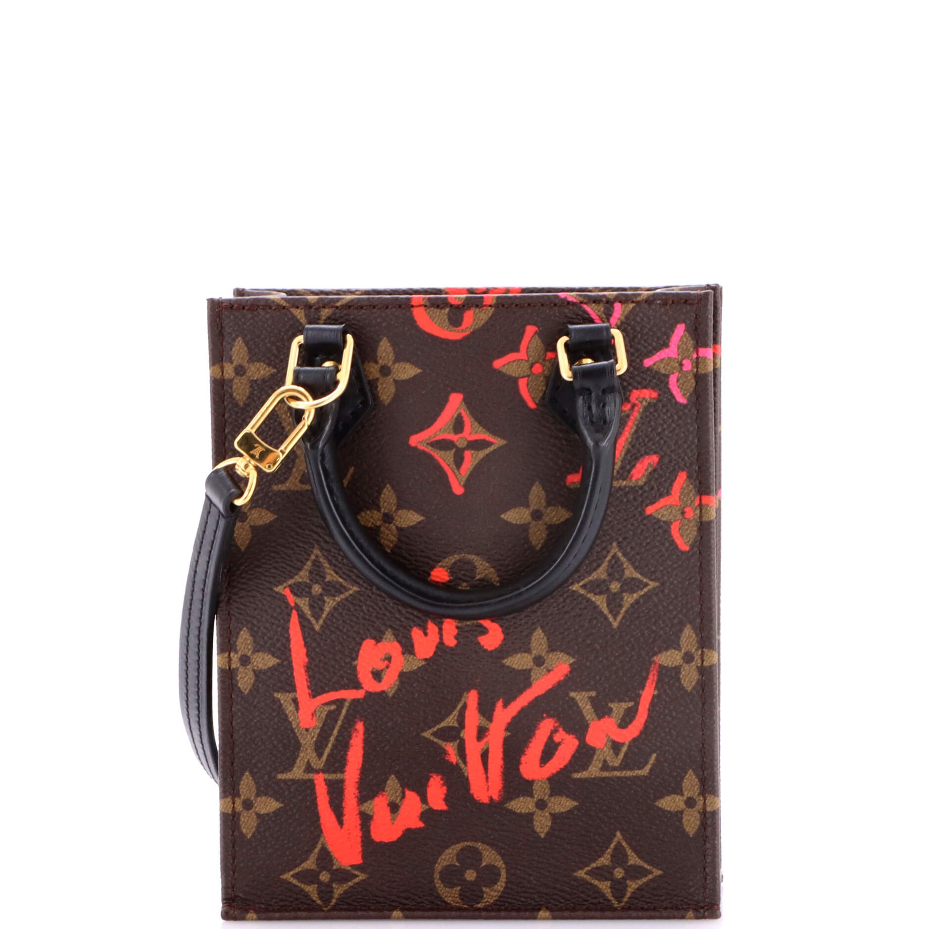 Petit Sac Plat Bag Limited Edition Fall in Love Monogram Canvas