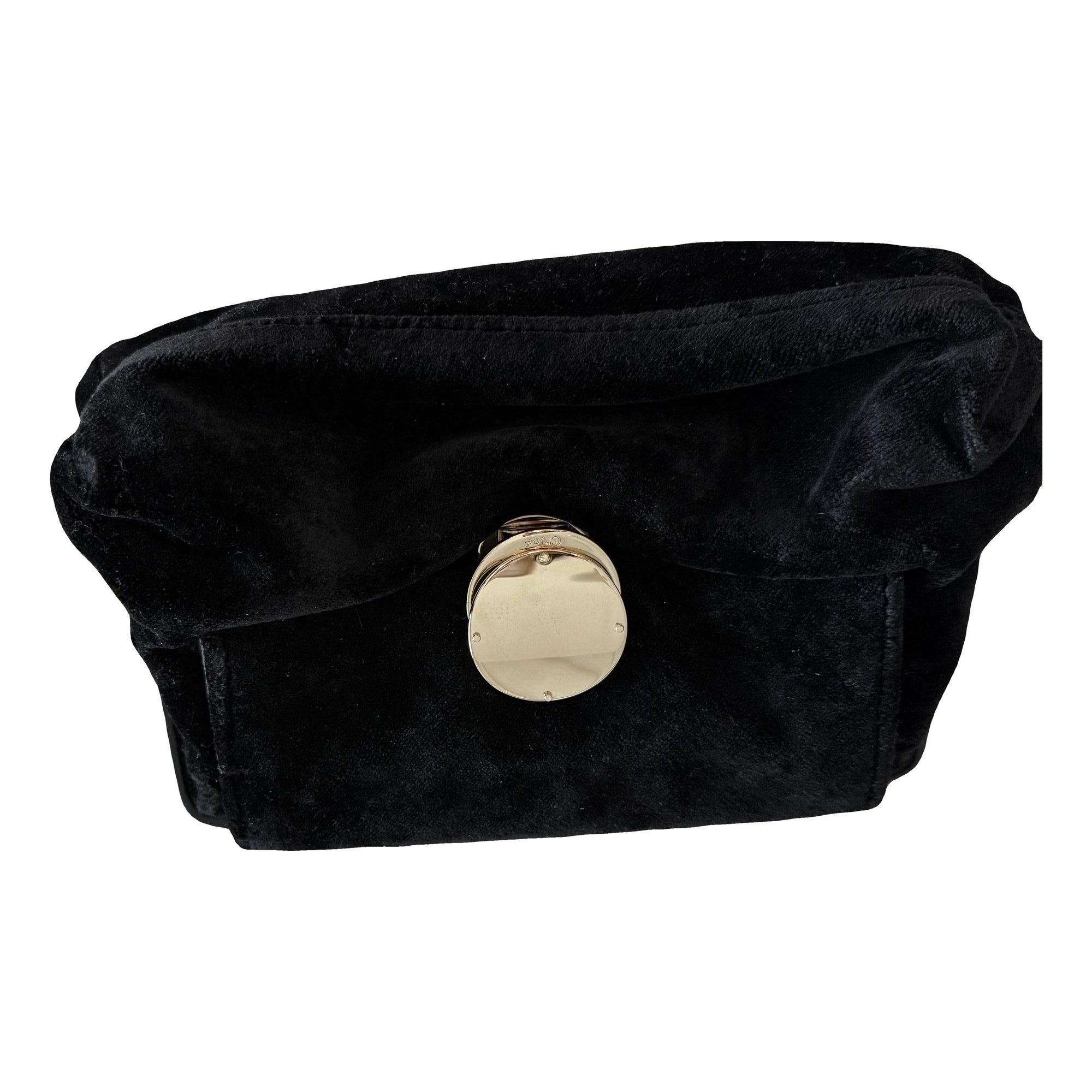 Atelier Jolie x Chloé velvet clutch bag