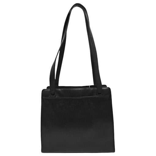 Leather tote