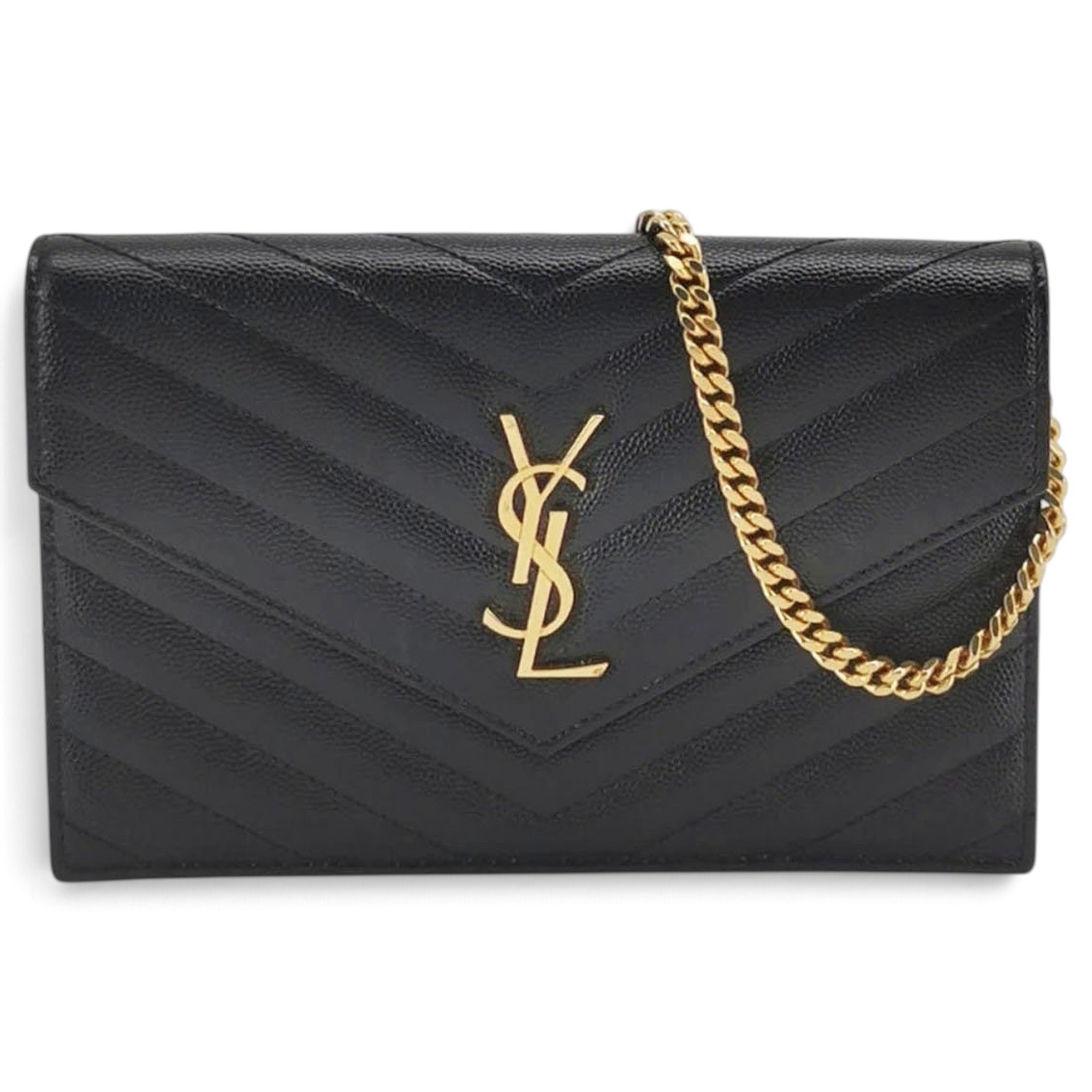 Envelope leather handbag