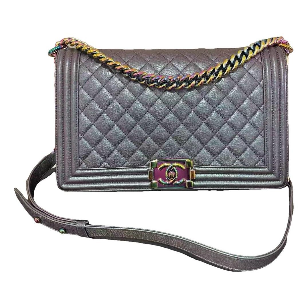 Boy leather crossbody bag
