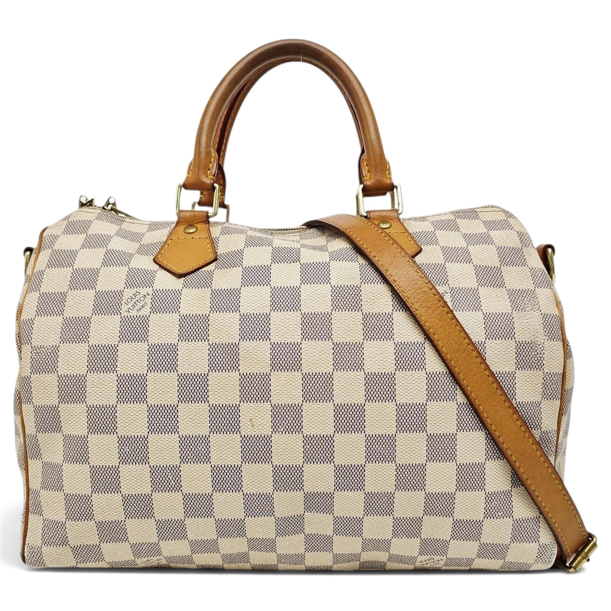 Nano Speedy / Mini HL leather handbag