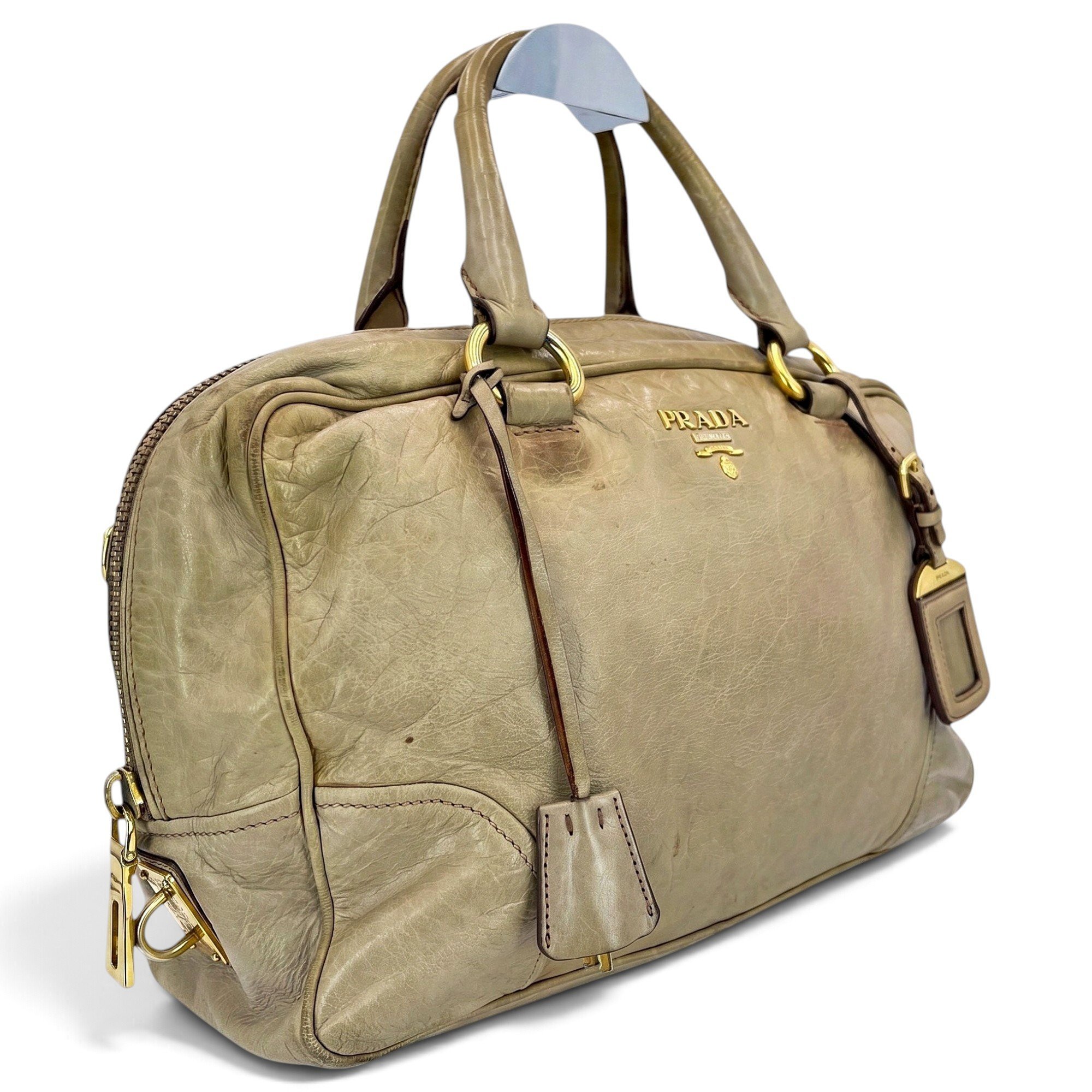 Leather handbag