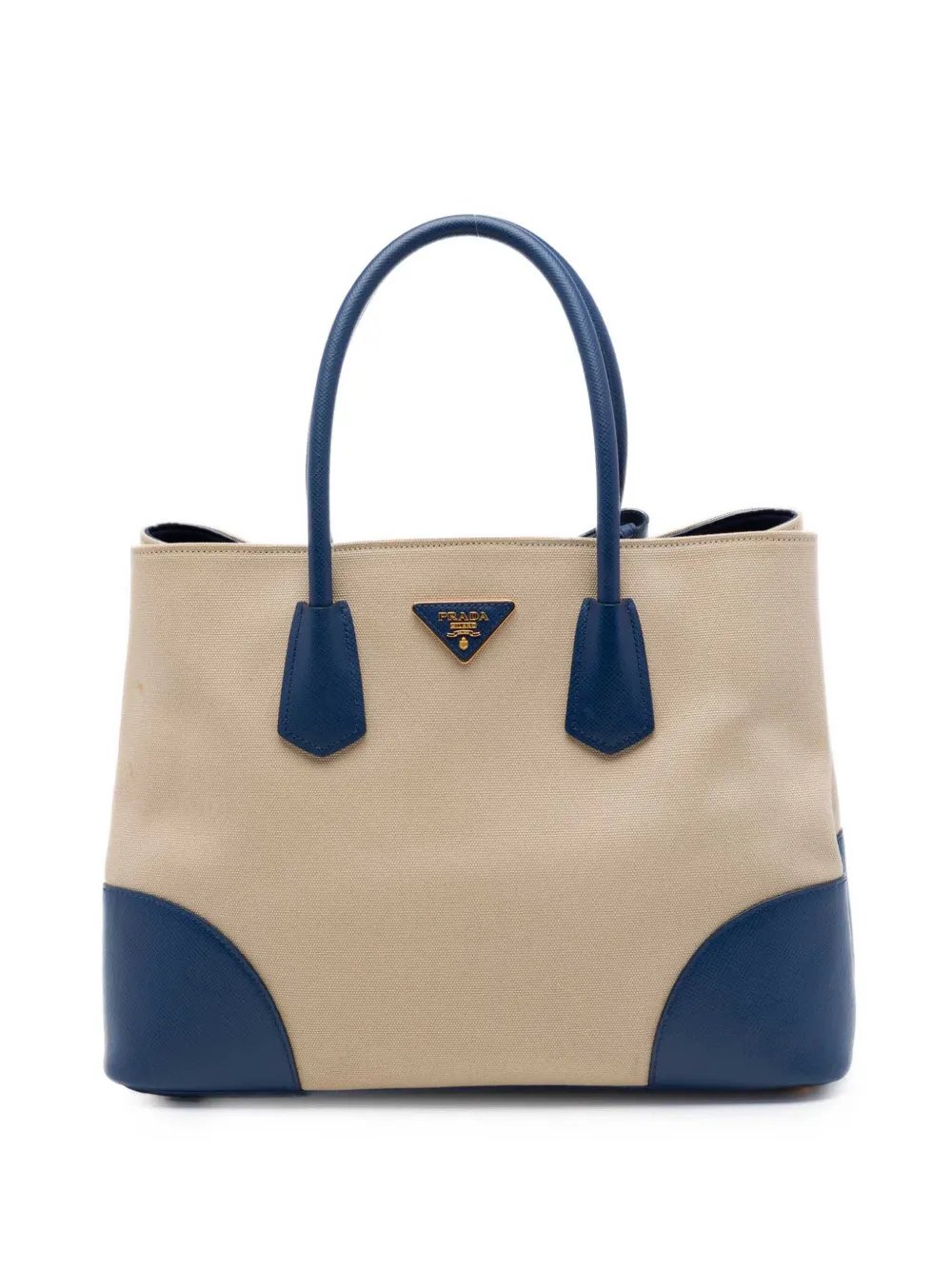 2010-2026 Large Canapa and Saffiano Double satchel