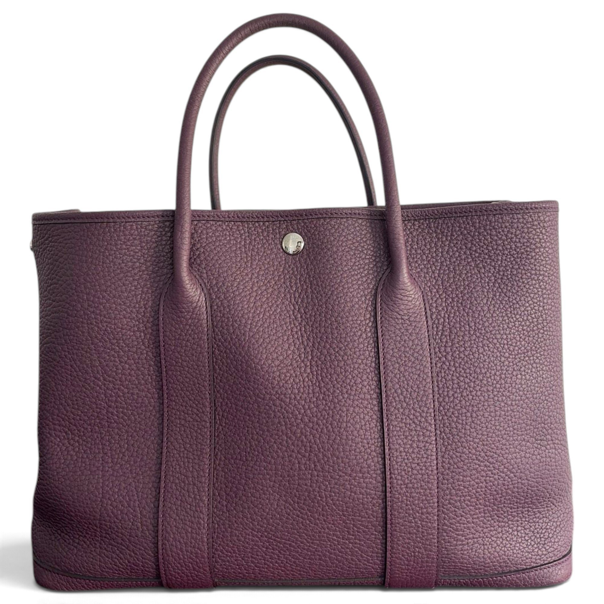 Garden Party leather handbag