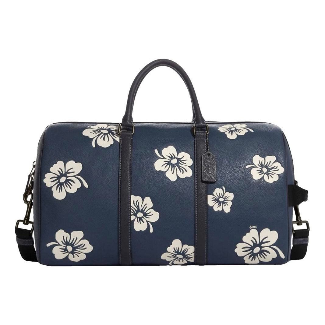 Leather travel bag