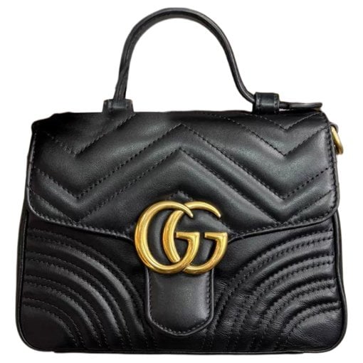 GG Marmont Flap leather handbag