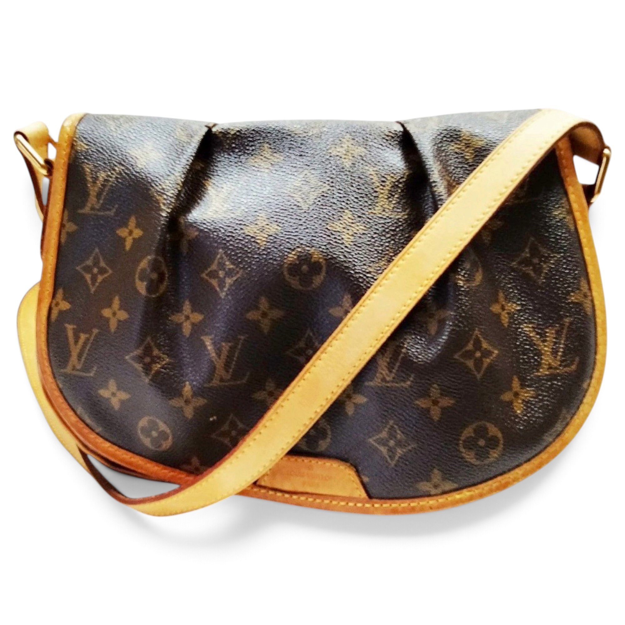 Menilmontant leather crossbody bag