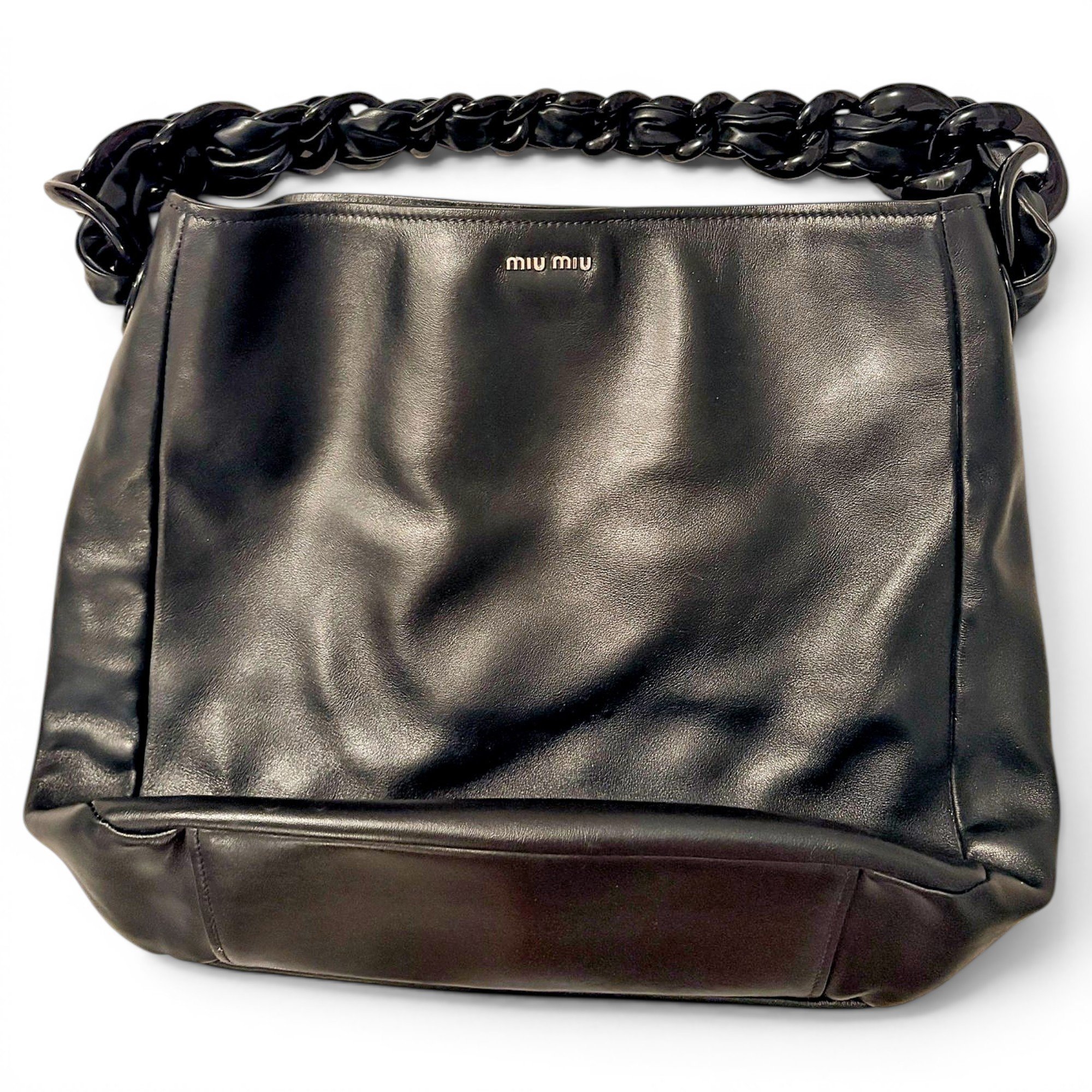 Leather handbag