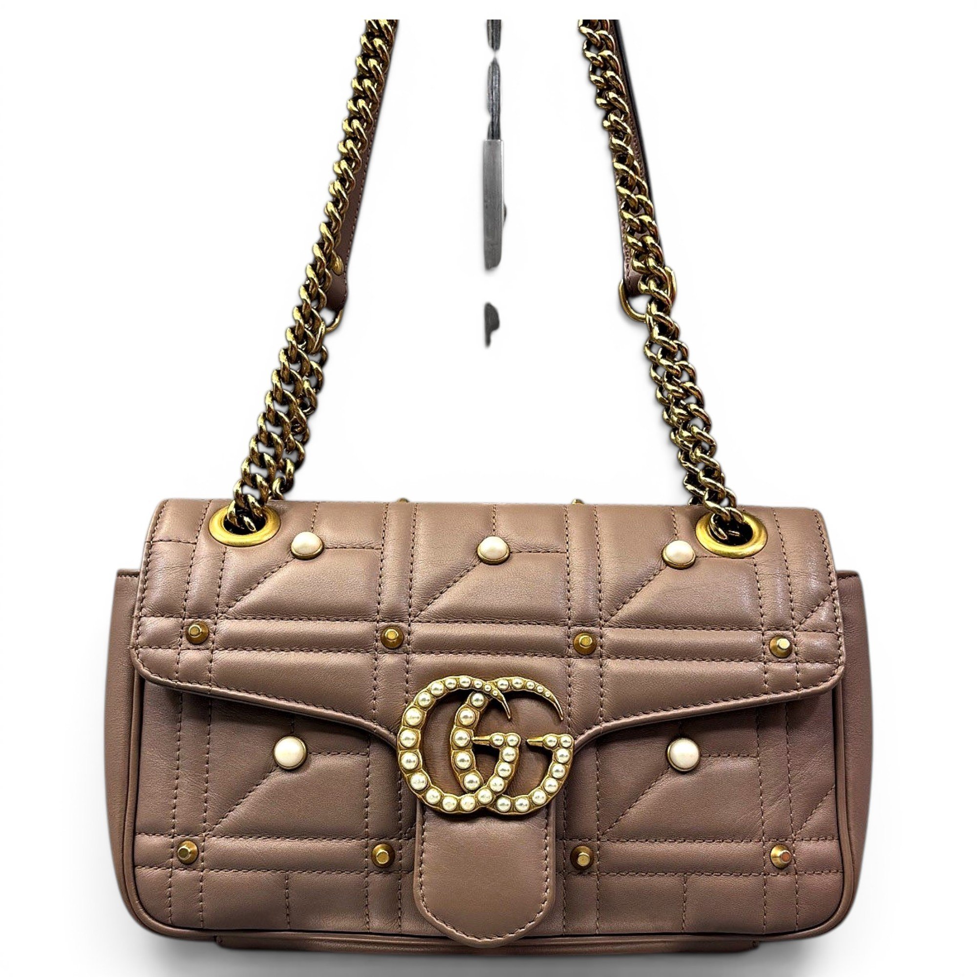 GG Marmont Flap leather handbag